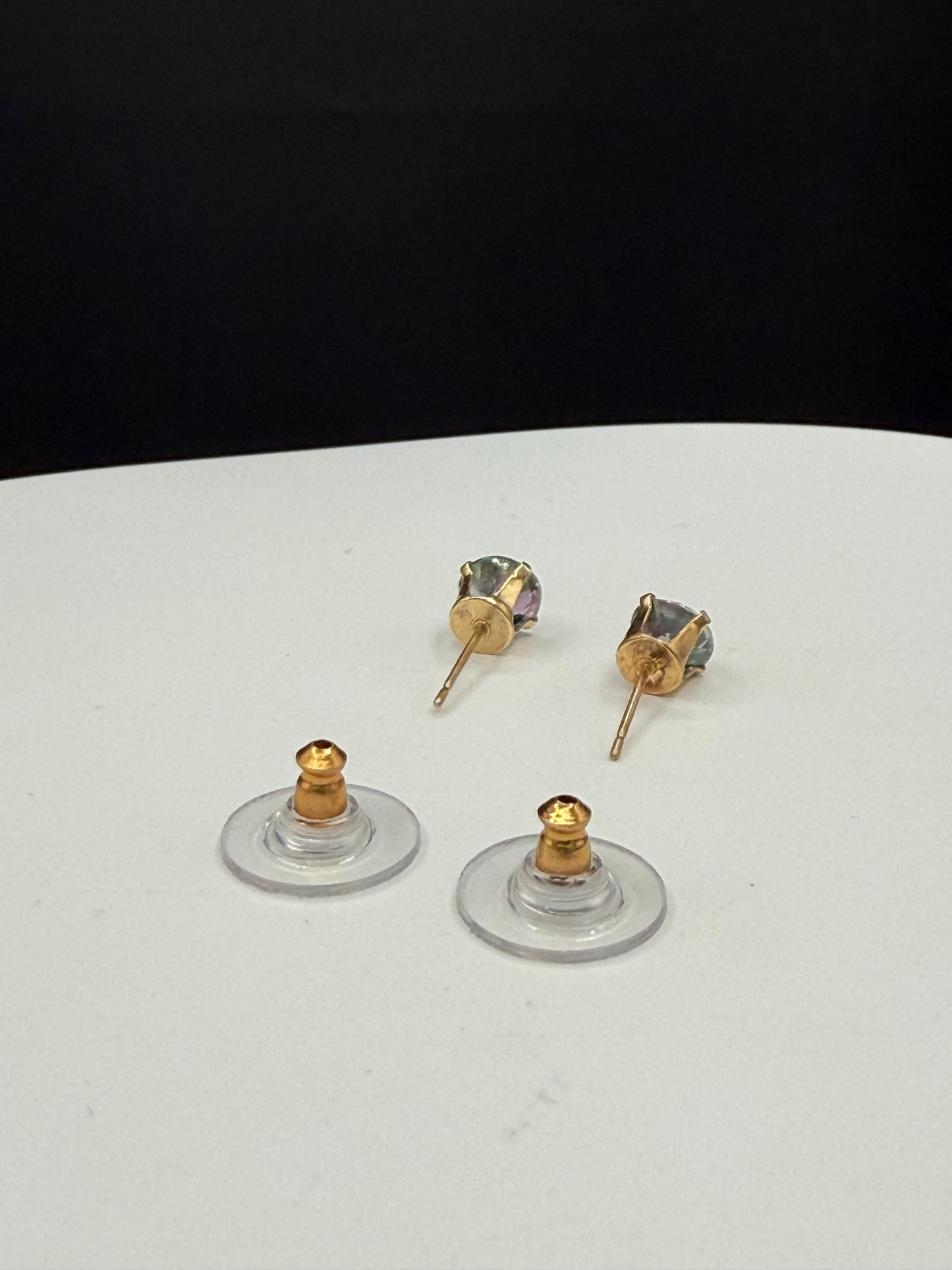 Mystic Topaz 14K Yellow Gold Earrings