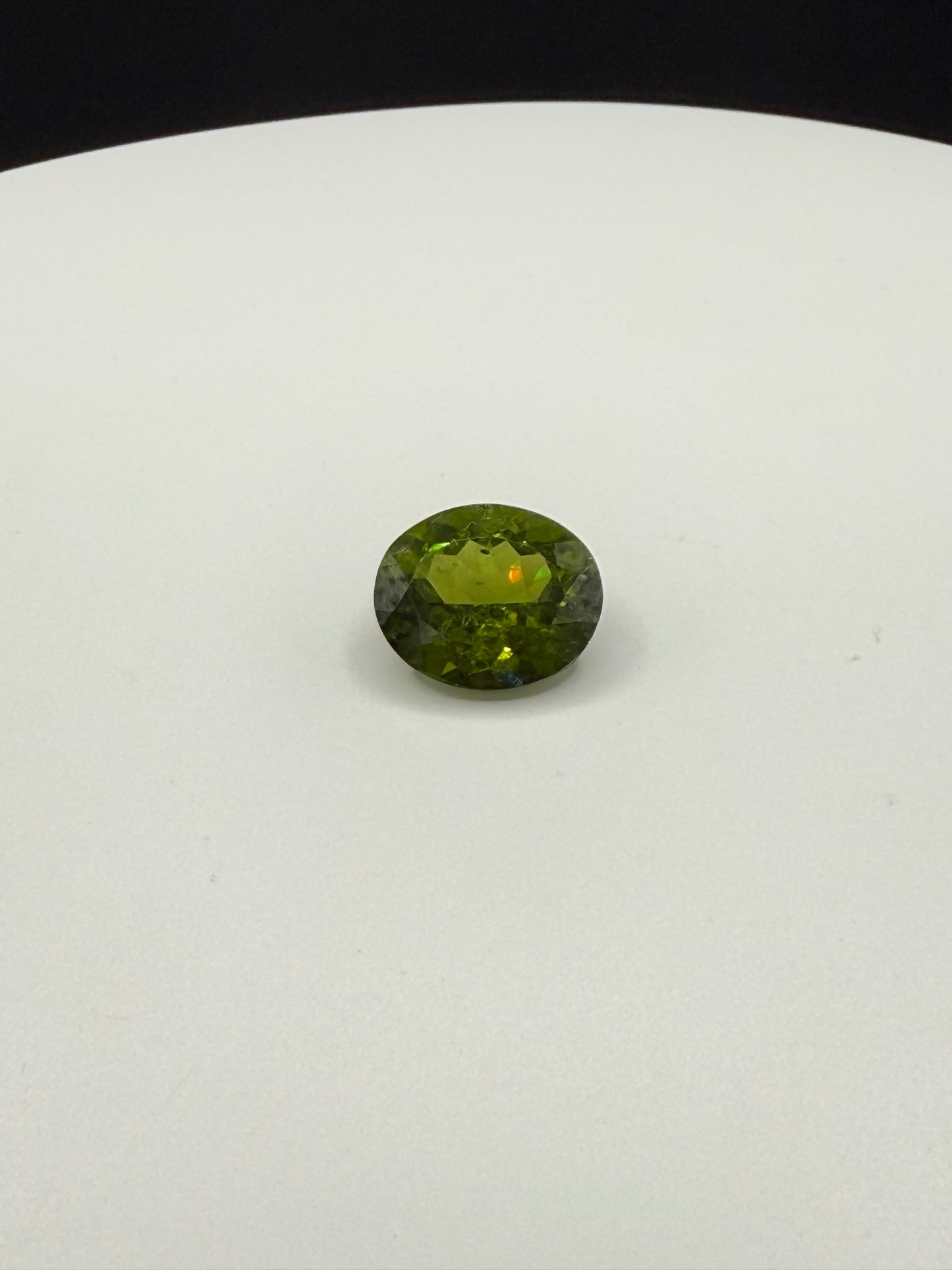 15.00 Carat Natural Arizona Peridot | Olive Green Large Oval Cut Loose Gemstone | 17x14x9 MM