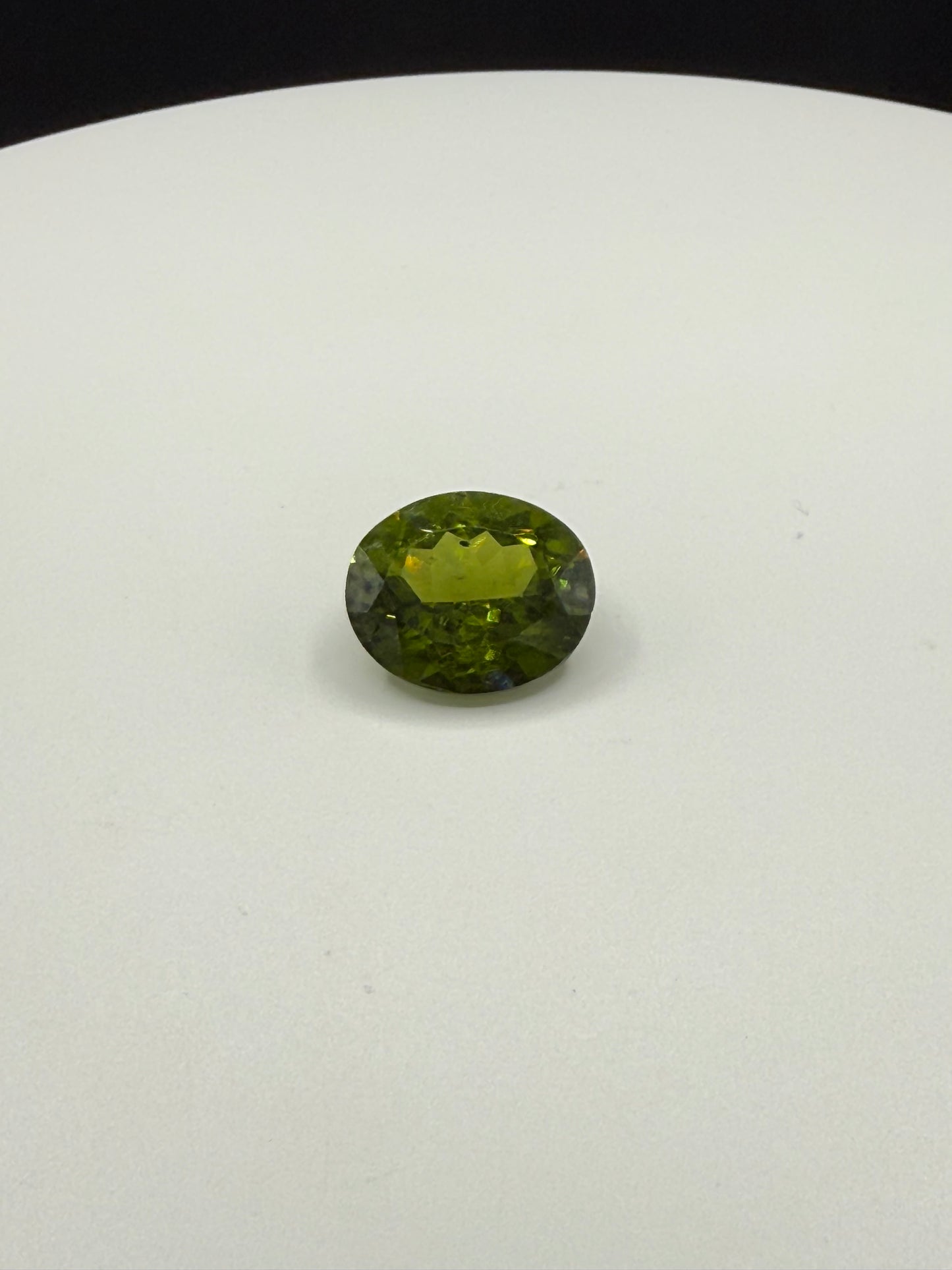 15.00 Carat Natural Arizona Peridot | Olive Green Large Oval Cut Loose Gemstone | 17x14x9 MM