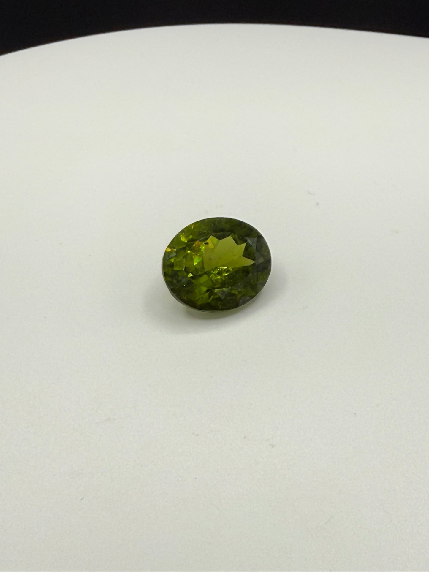 15.00 Carat Natural Arizona Peridot | Olive Green Large Oval Cut Loose Gemstone | 17x14x9 MM