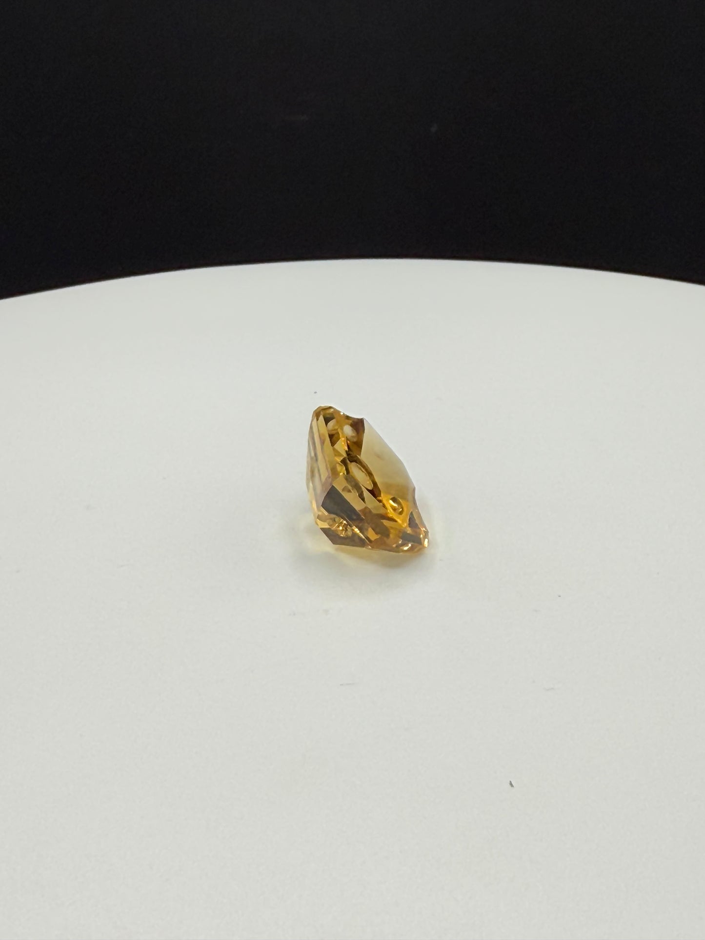 Natural Citrine 13 Carats Precision Dimple Fancy Cut Loose Gemstone | 18.5x14x7.7 MM |