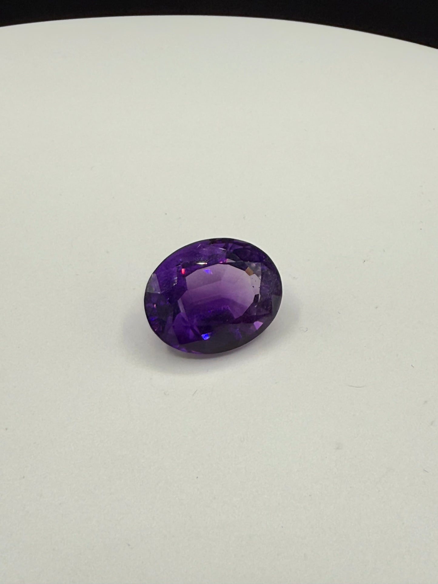 17.87 Carat Natural Amethyst Oval Cut Loose Gemstone (19.3 x 15.4 x 10.4 MM)