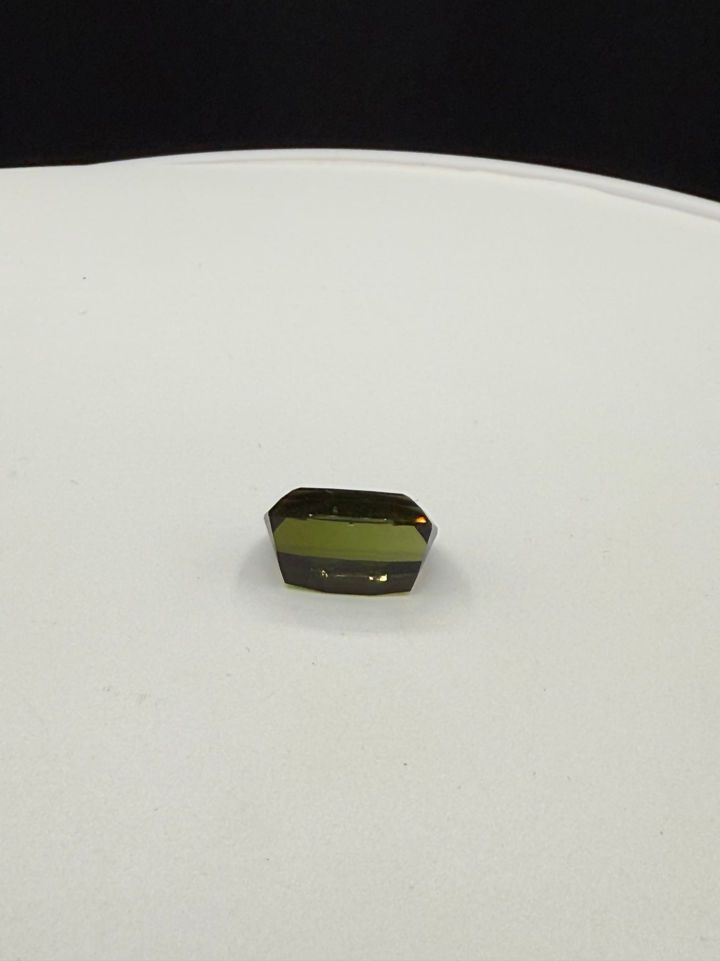 11.55 Carat Natural Green Tourmaline Cushion Cut Loose Gemstone | 15.2x10.8x8.7 MM