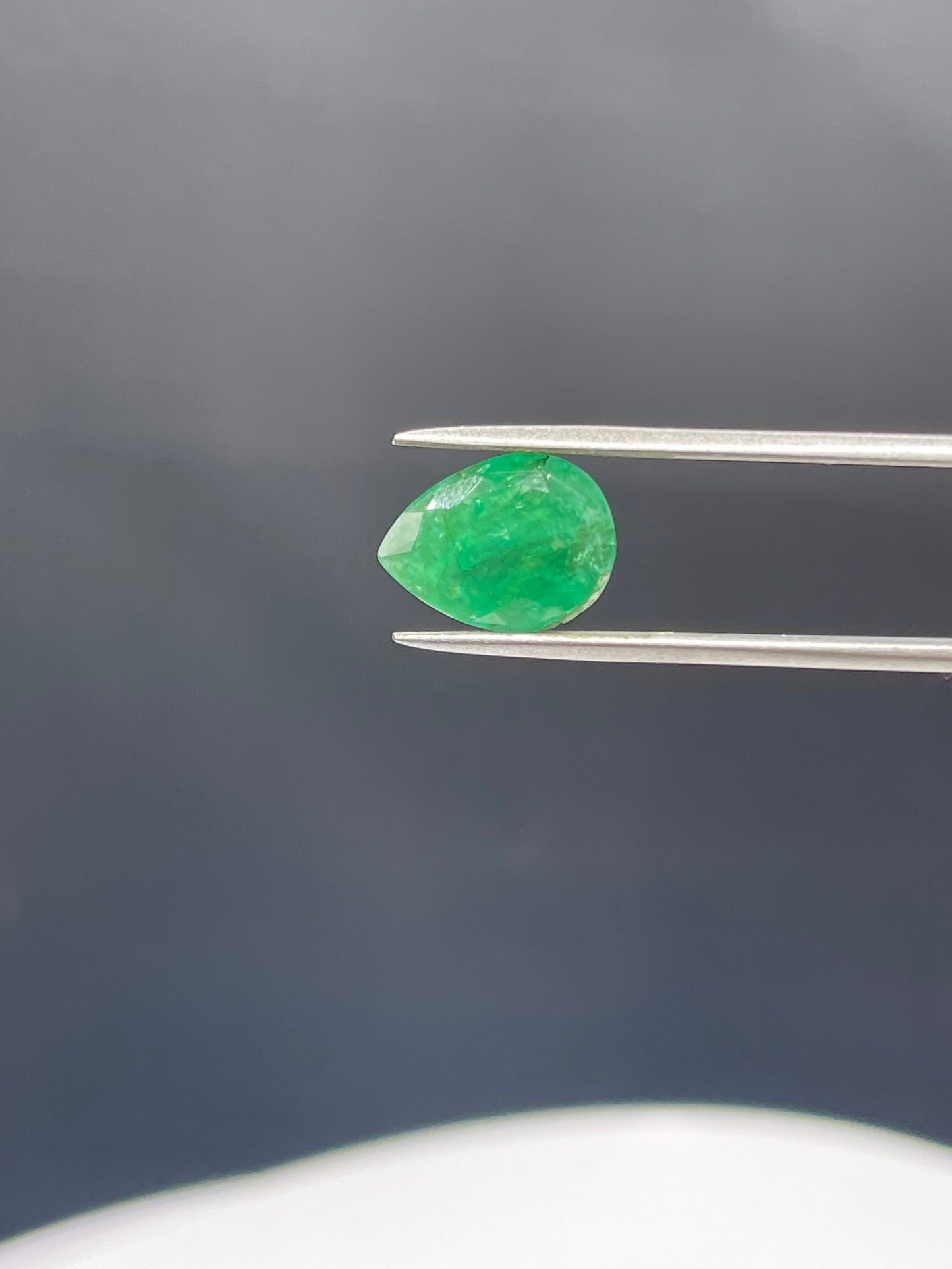 4.95 Carat Natural Brazilian Emerald Pear Cut Loose Gemstone | 14x10.3x5.8 MM