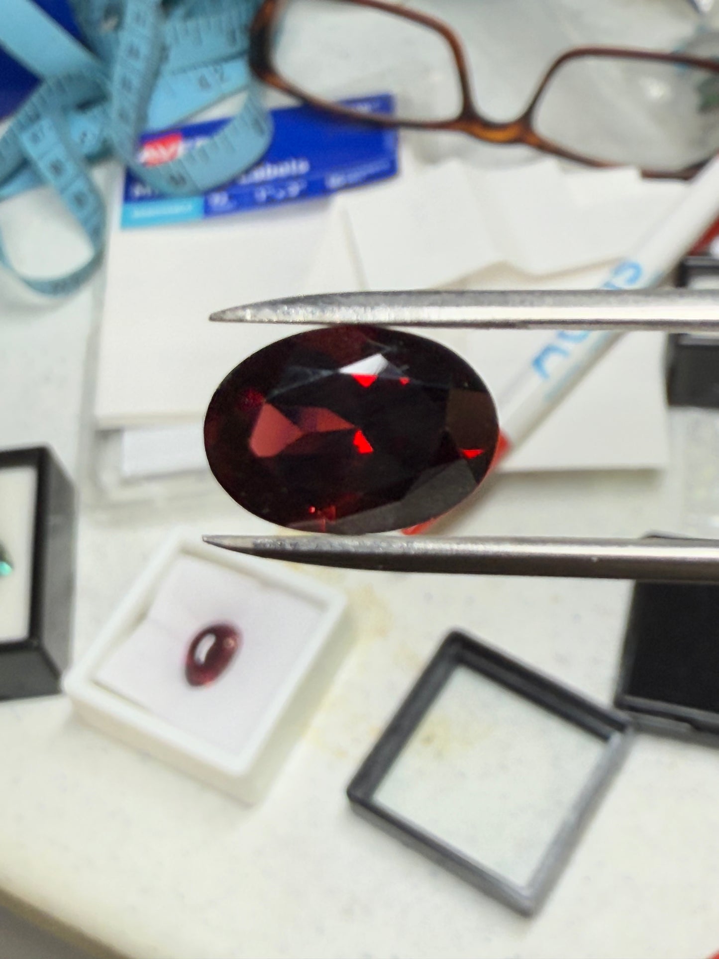 6.31 Carat Natural Garnet Oval Cut Loose Gemstone | 13.5x9.7x6.6 MM