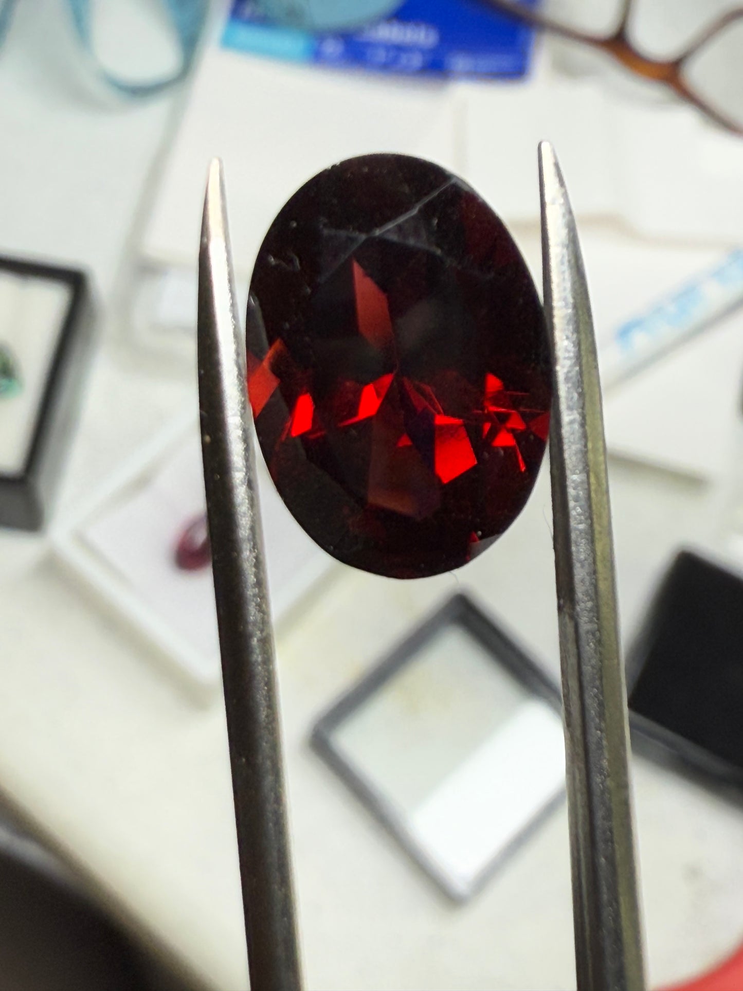 6.31 Carat Natural Garnet Oval Cut Loose Gemstone | 13.5x9.7x6.6 MM