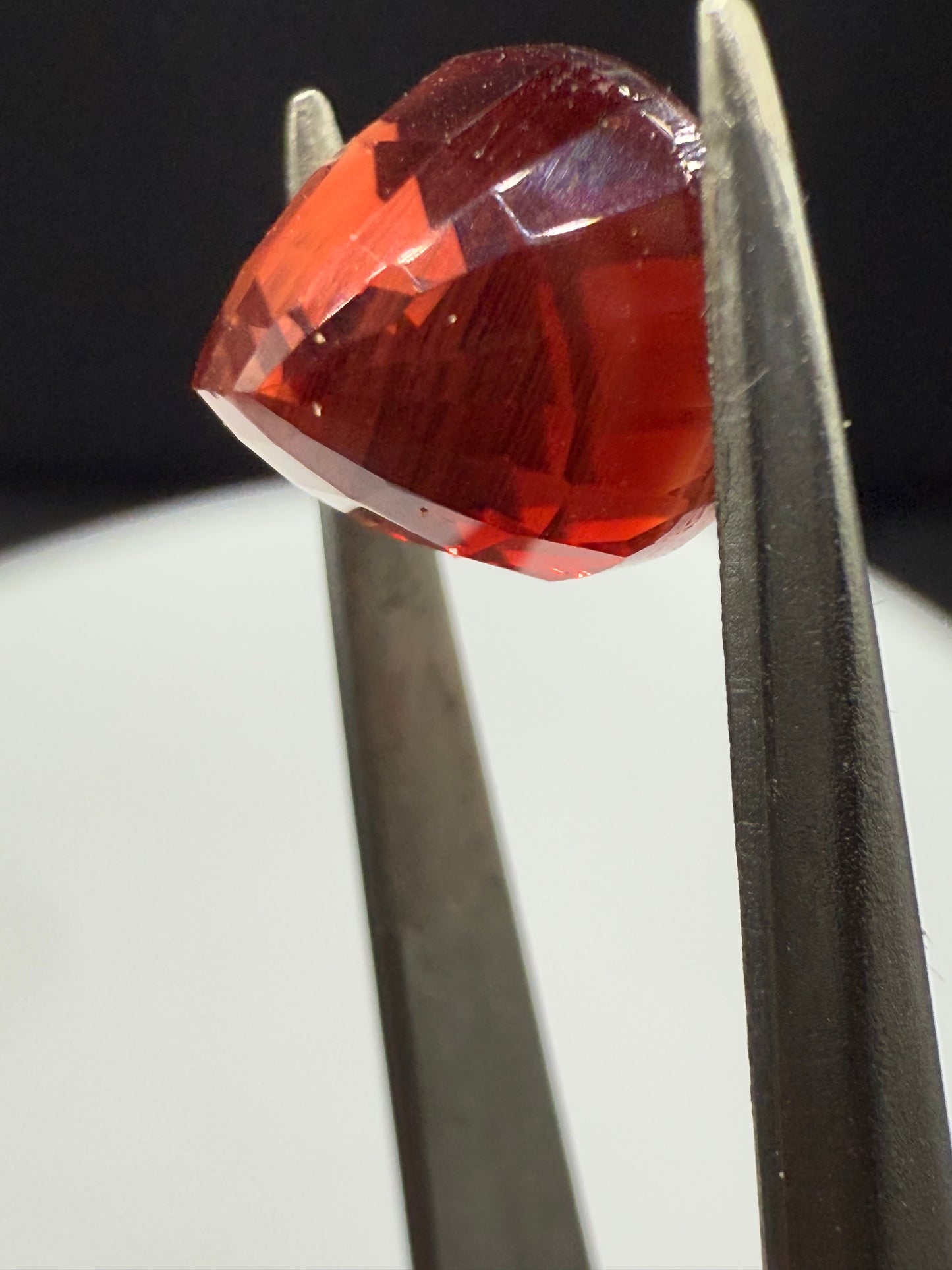 Natural Andesine Labradorite 3.27 Carat Oval Cut Loose Gemstone | Deep Red-Orange | Internally Flawless