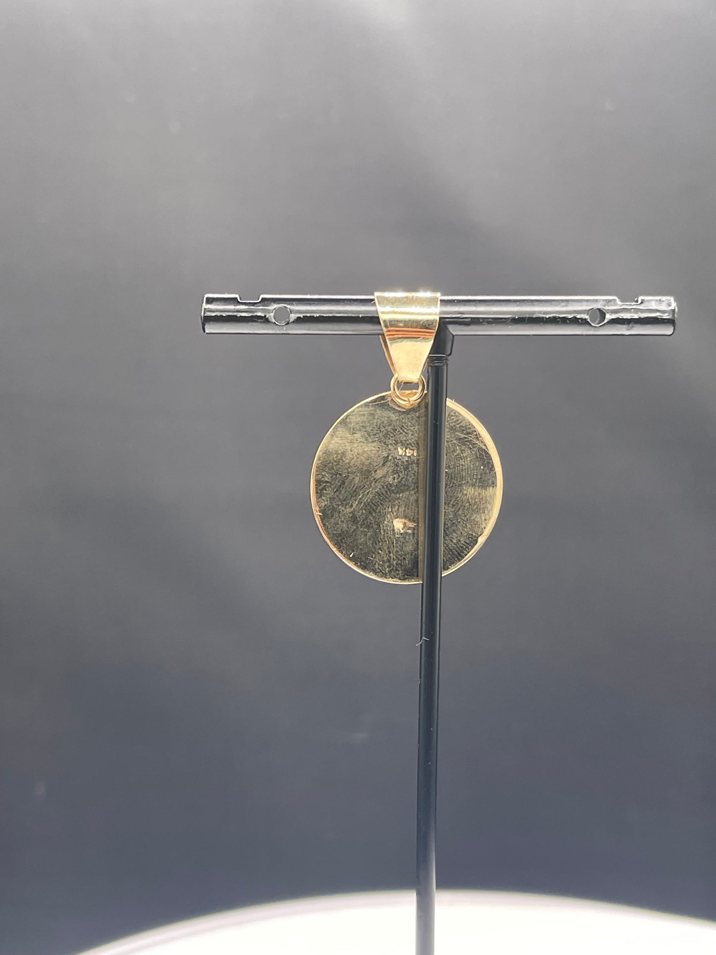 Natural Lapis Lazuli 14k Yellow Gold Pendant