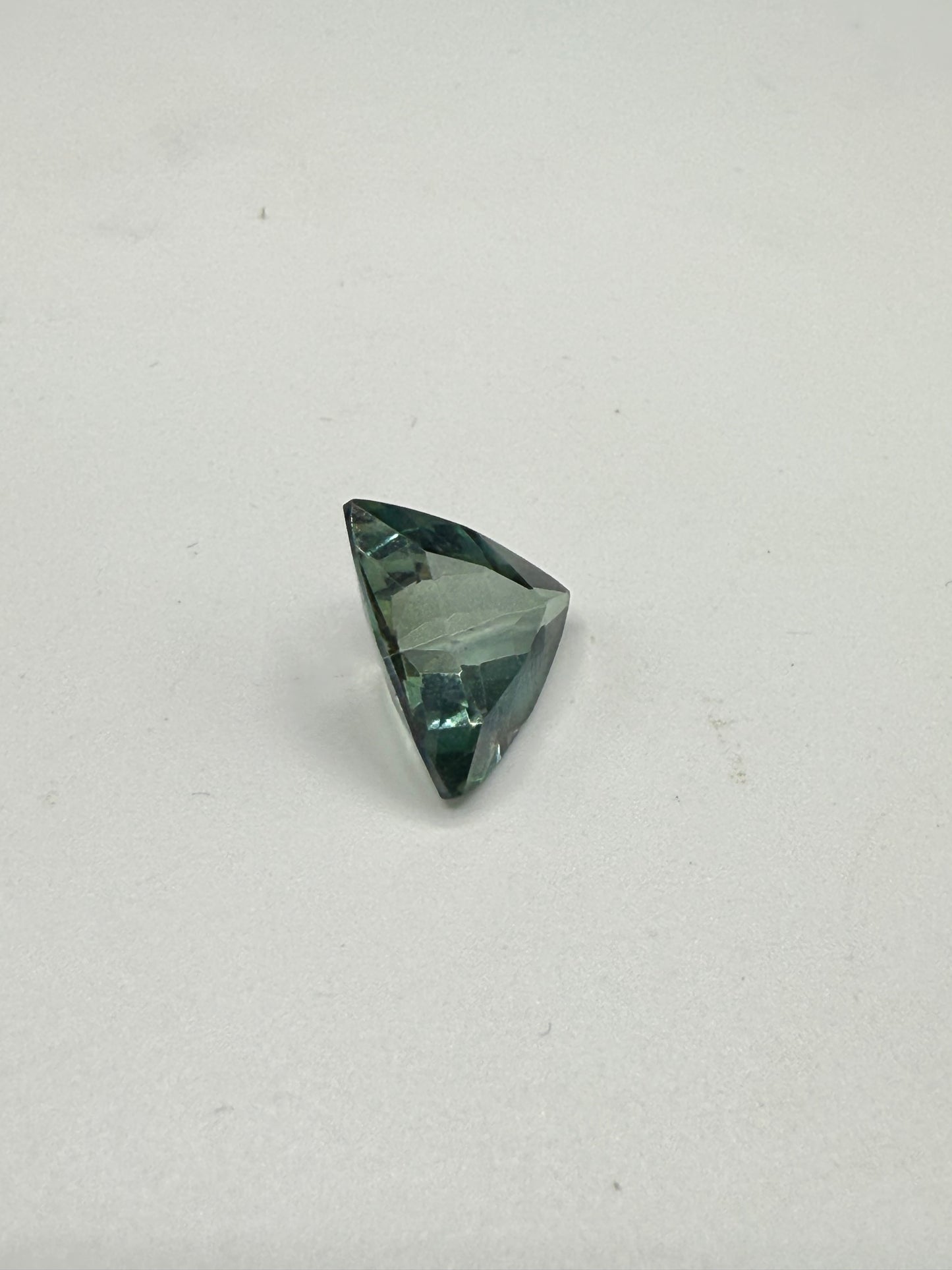 Natural Teal Tourmaline 5.26 Carat Trillion Cut Loose Gemstone | Vibrant Paraiba-Like Color