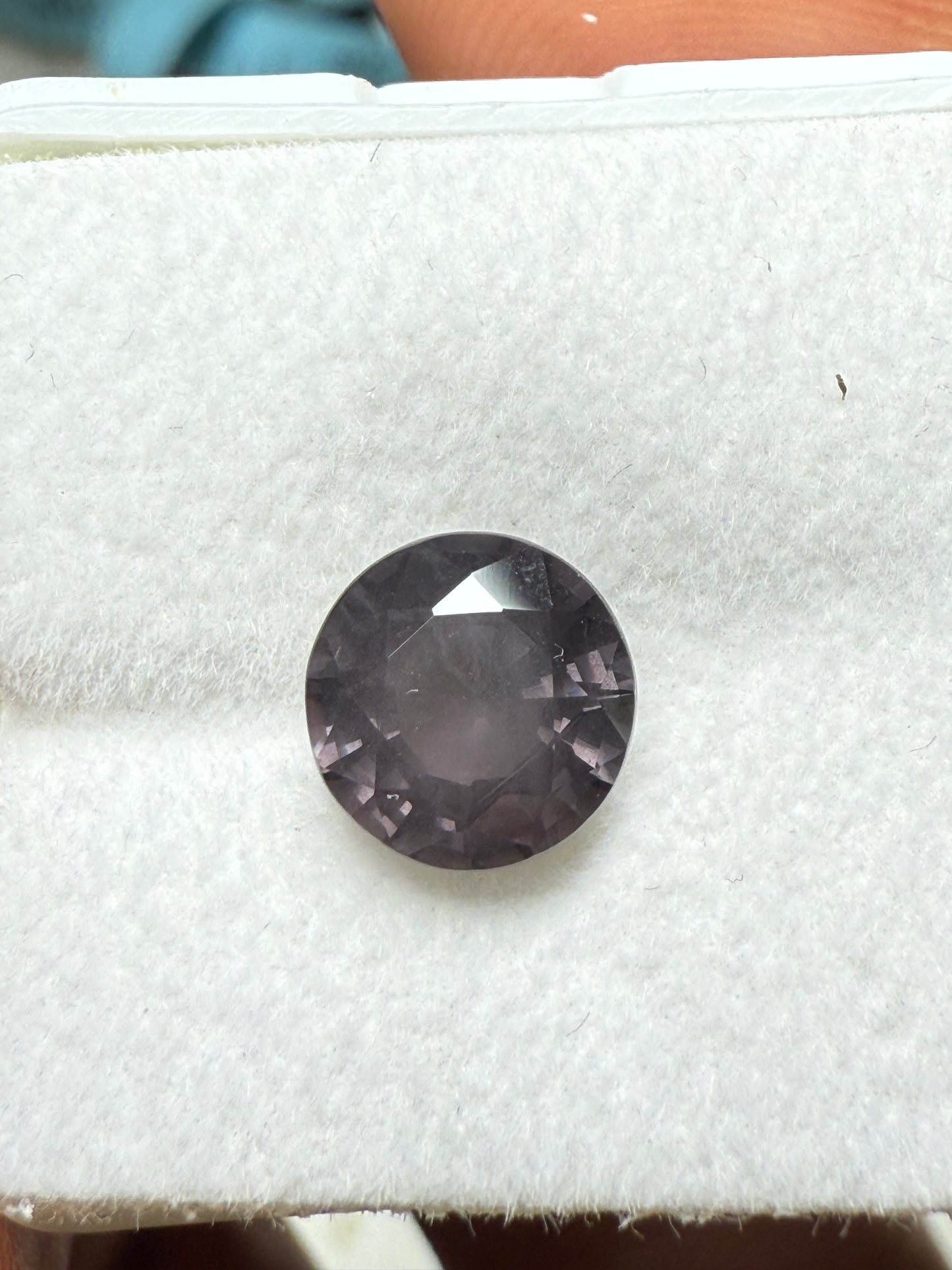 Natural Unheated Purple Sapphire 2.09 Carat Round Cut Loose Gemstone
