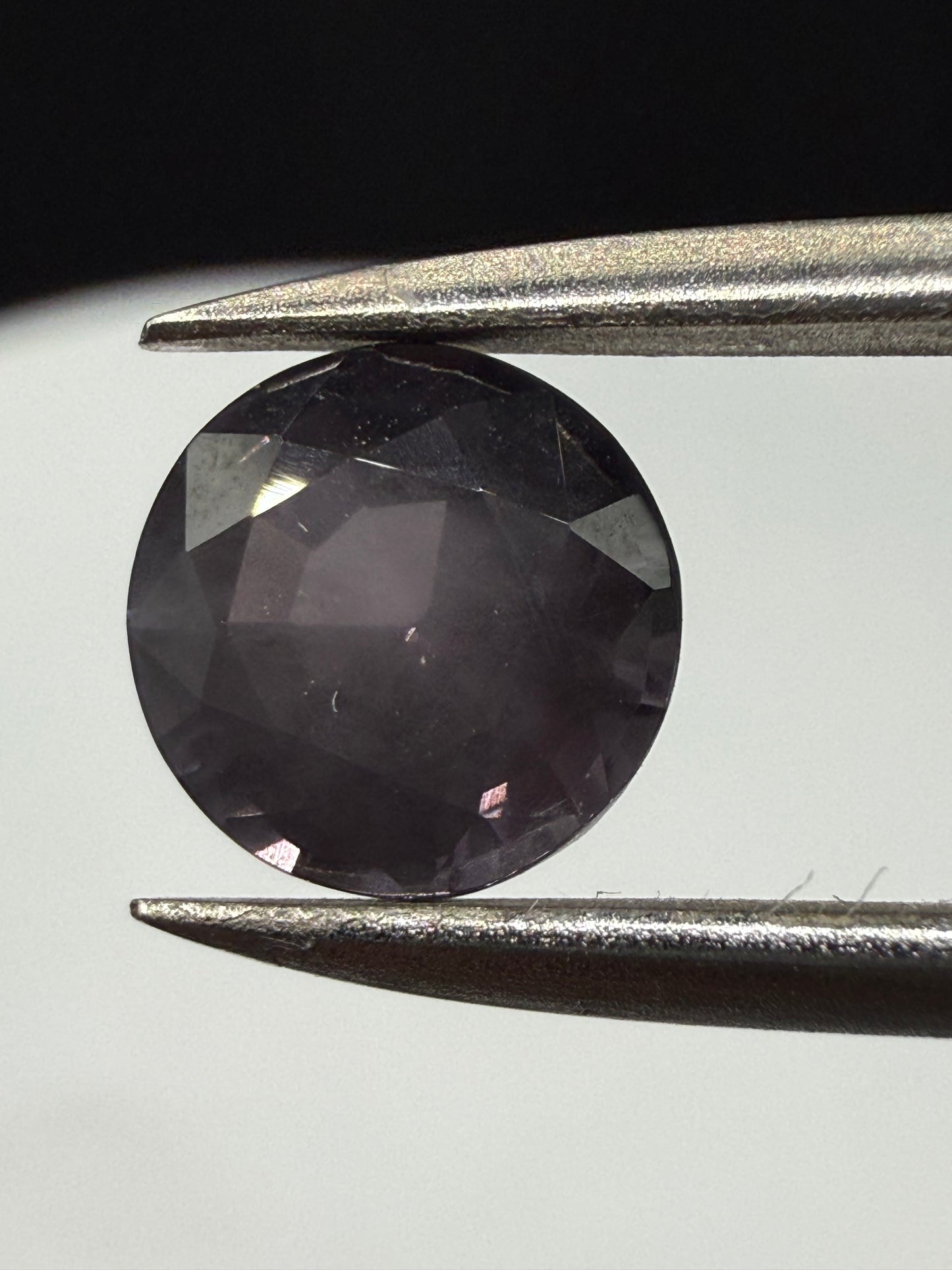 Natural Unheated Purple Sapphire 2.09 Carat Round Cut Loose Gemstone