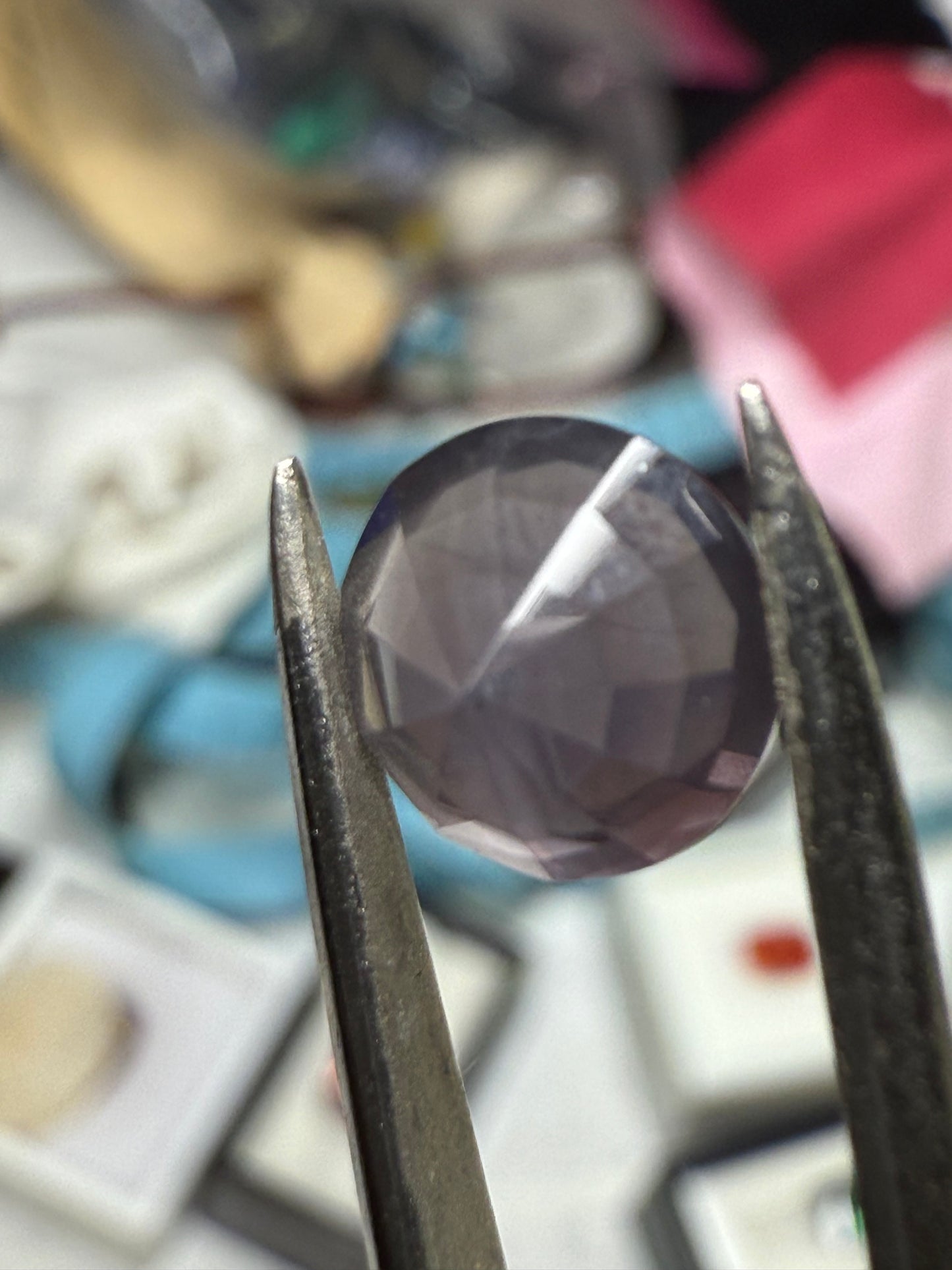 Natural Unheated Purple Sapphire 2.09 Carat Round Cut Loose Gemstone
