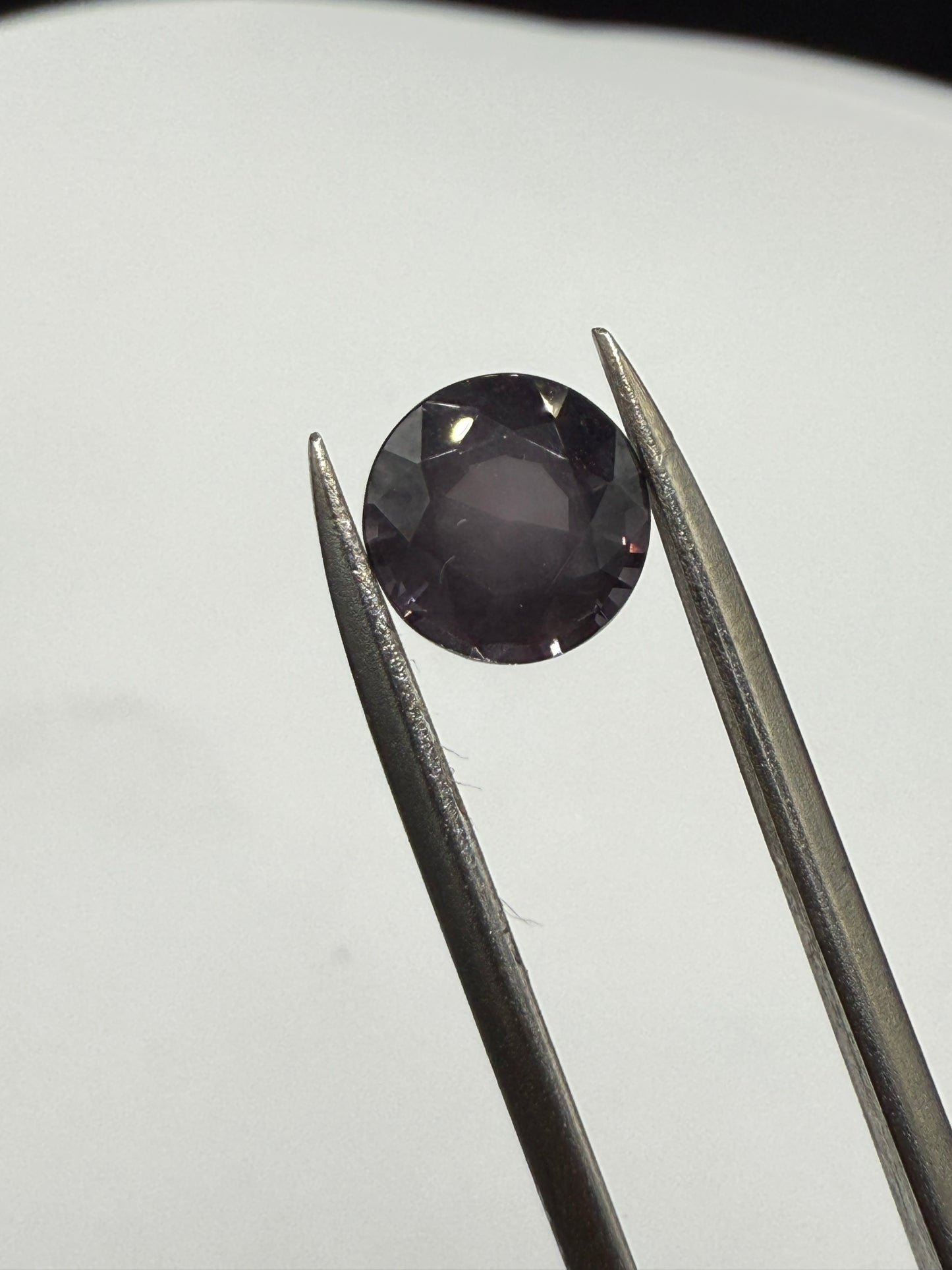 Natural Unheated Purple Sapphire 2.09 Carat Round Cut Loose Gemstone