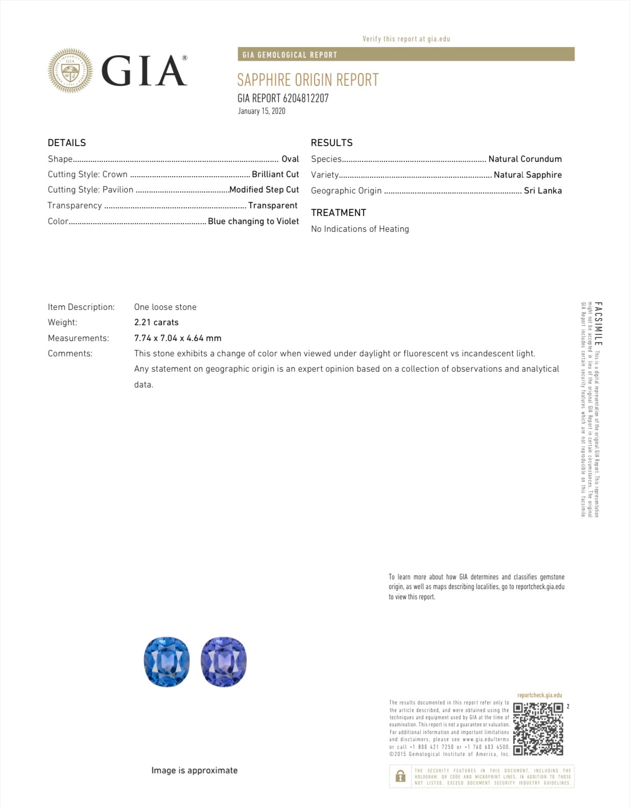 GIA Certified 2.21 Carat Unheated Blue-Violet Color Change Sapphire & Diamond Engagement Platinum Ring (Size 7)
