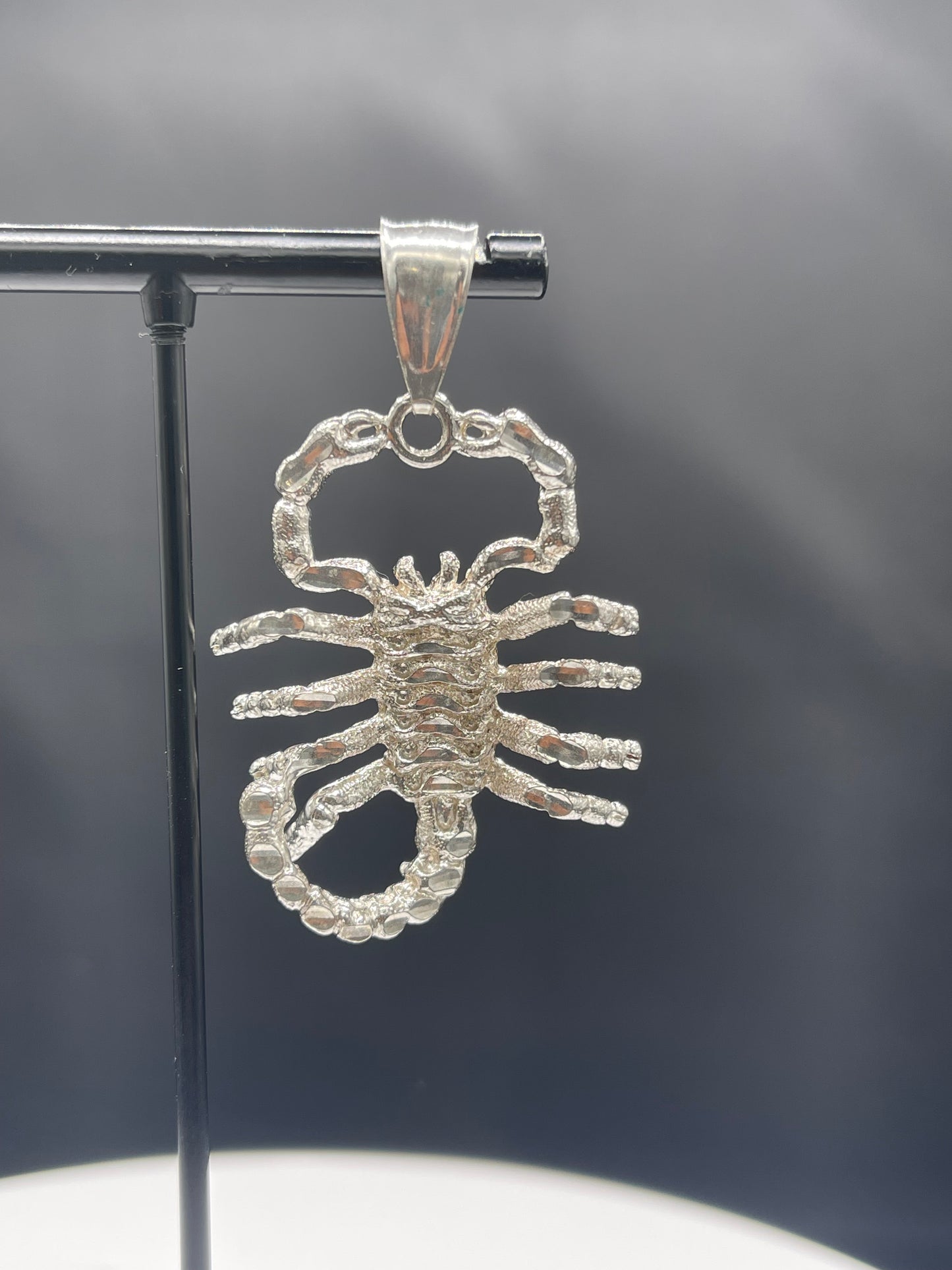 Handmade Solid Sterling Silver Scorpion Pendant