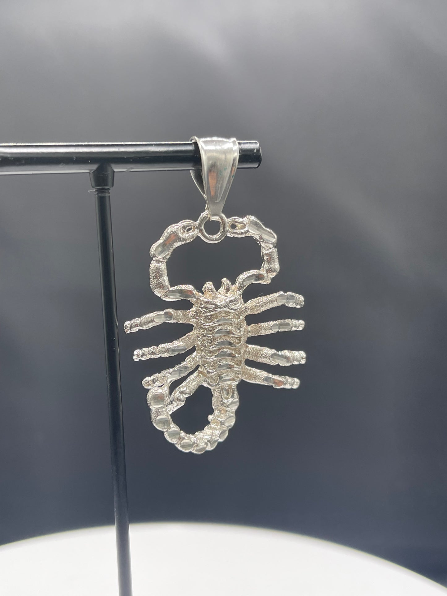 Handmade Solid Sterling Silver Scorpion Pendant