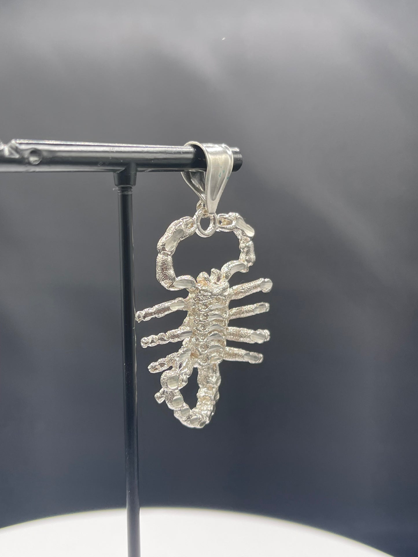 Handmade Solid Sterling Silver Scorpion Pendant