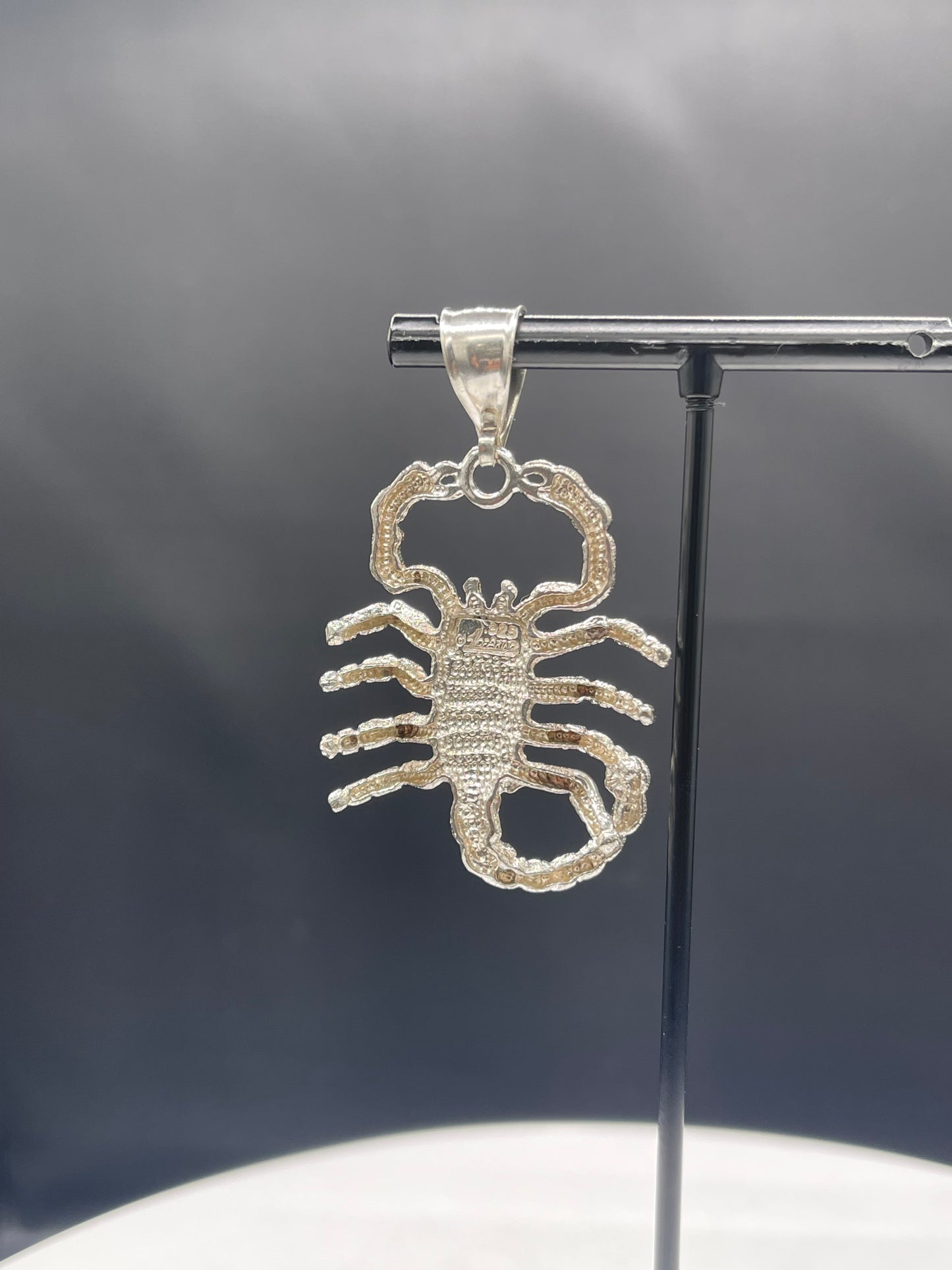 Handmade Solid Sterling Silver Scorpion Pendant