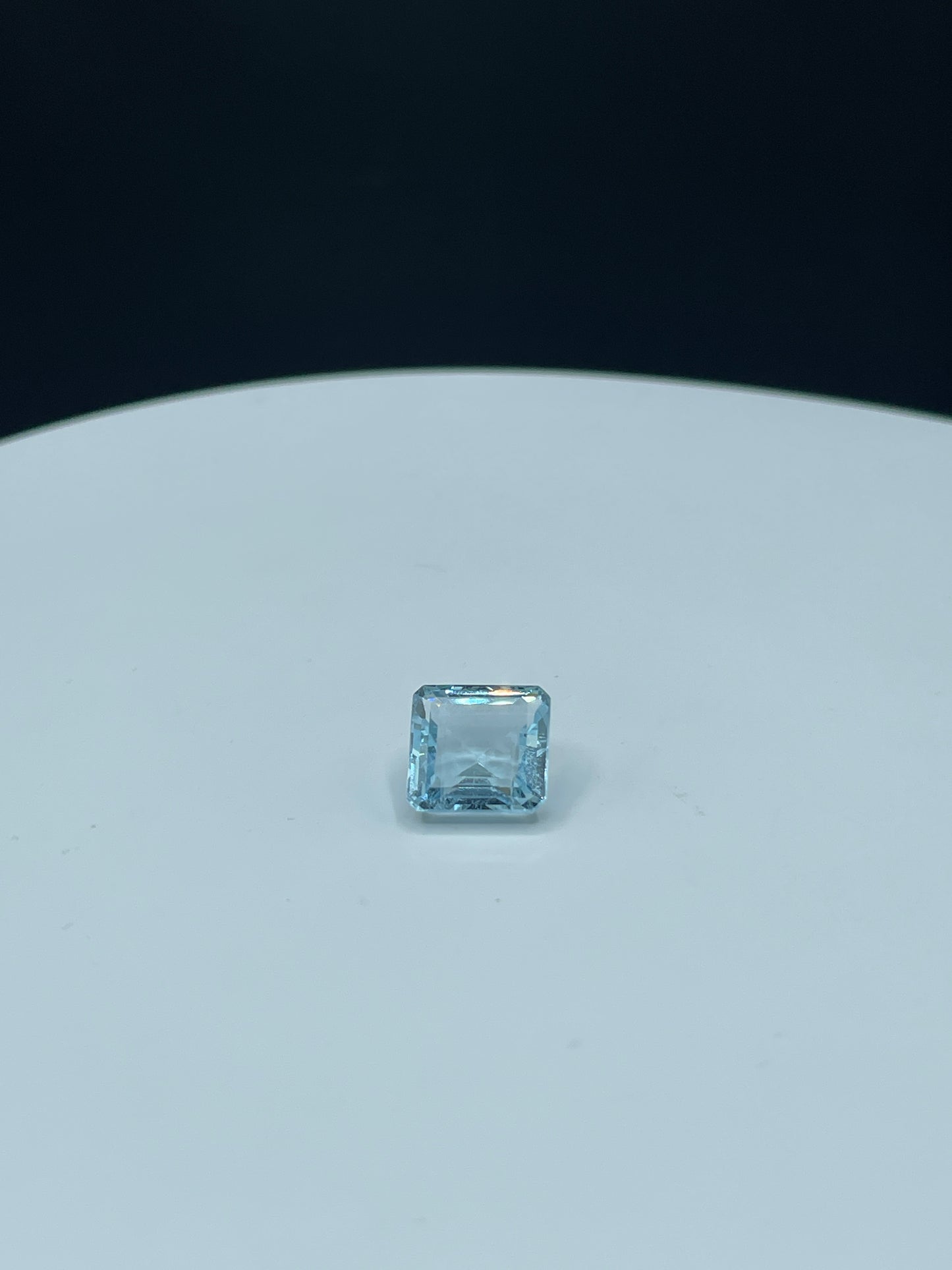 6.31 Carat Natural Aquamarine Square Cut Loose Gemstone | Light Blue 11x11x6 MM