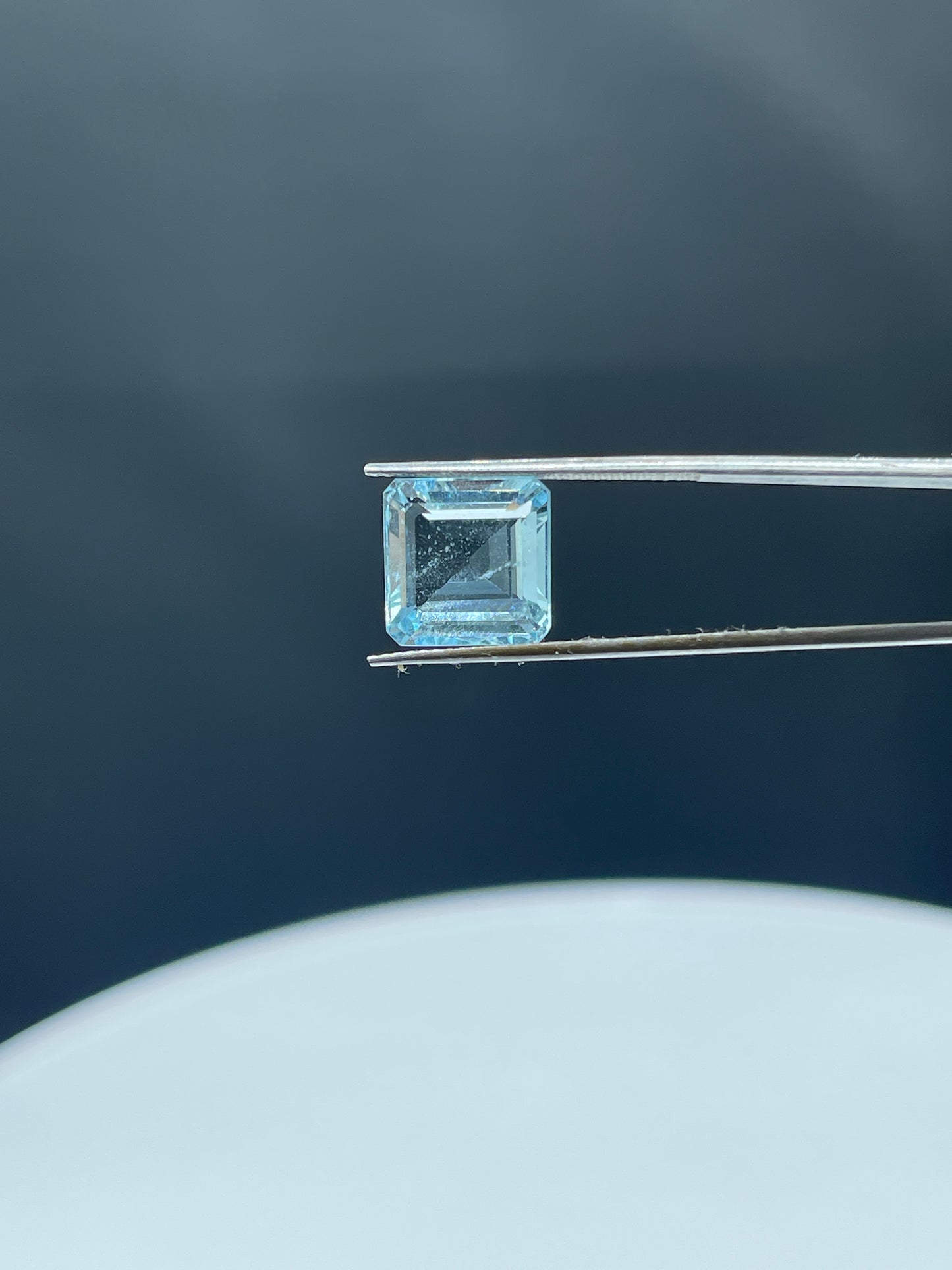 6.31 Carat Natural Aquamarine Square Cut Loose Gemstone | Light Blue 11x11x6 MM