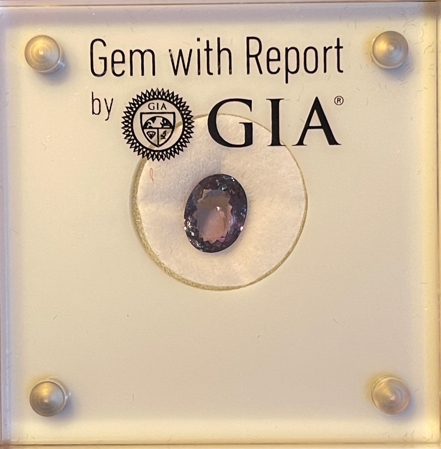 GIA Certified 2.33 Ct Natural Color Change Alexandrite Oval Loose Gemstone – Green to Violet