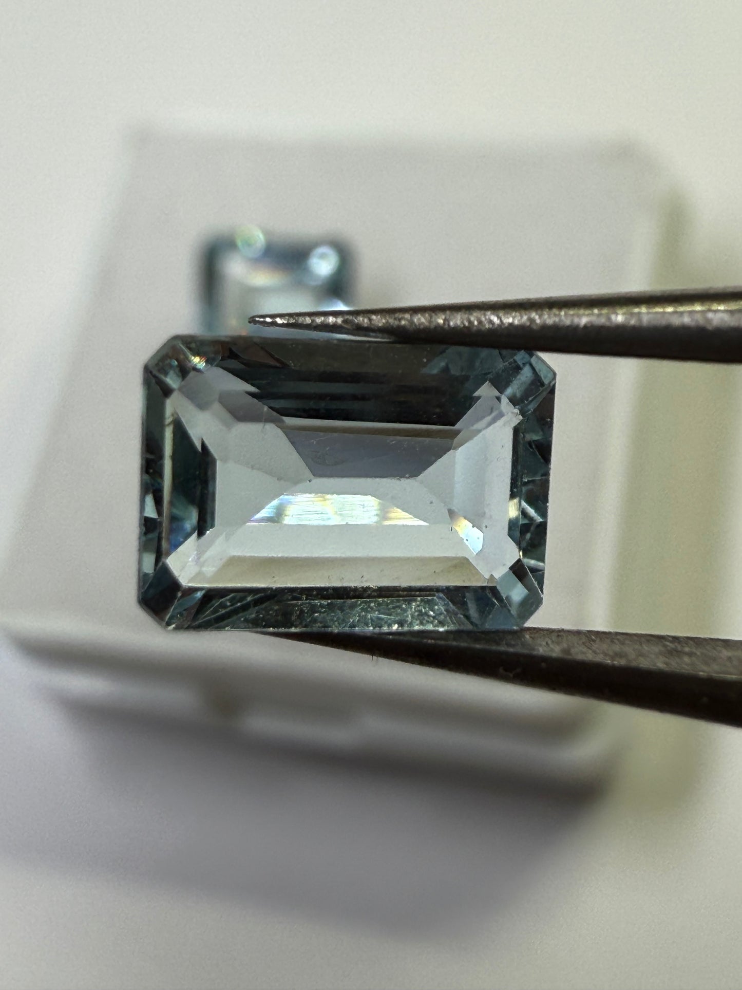 Natural Aquamarine Emerald Cut Matching Pair – 1.77 CTW – 7x5x3 MM