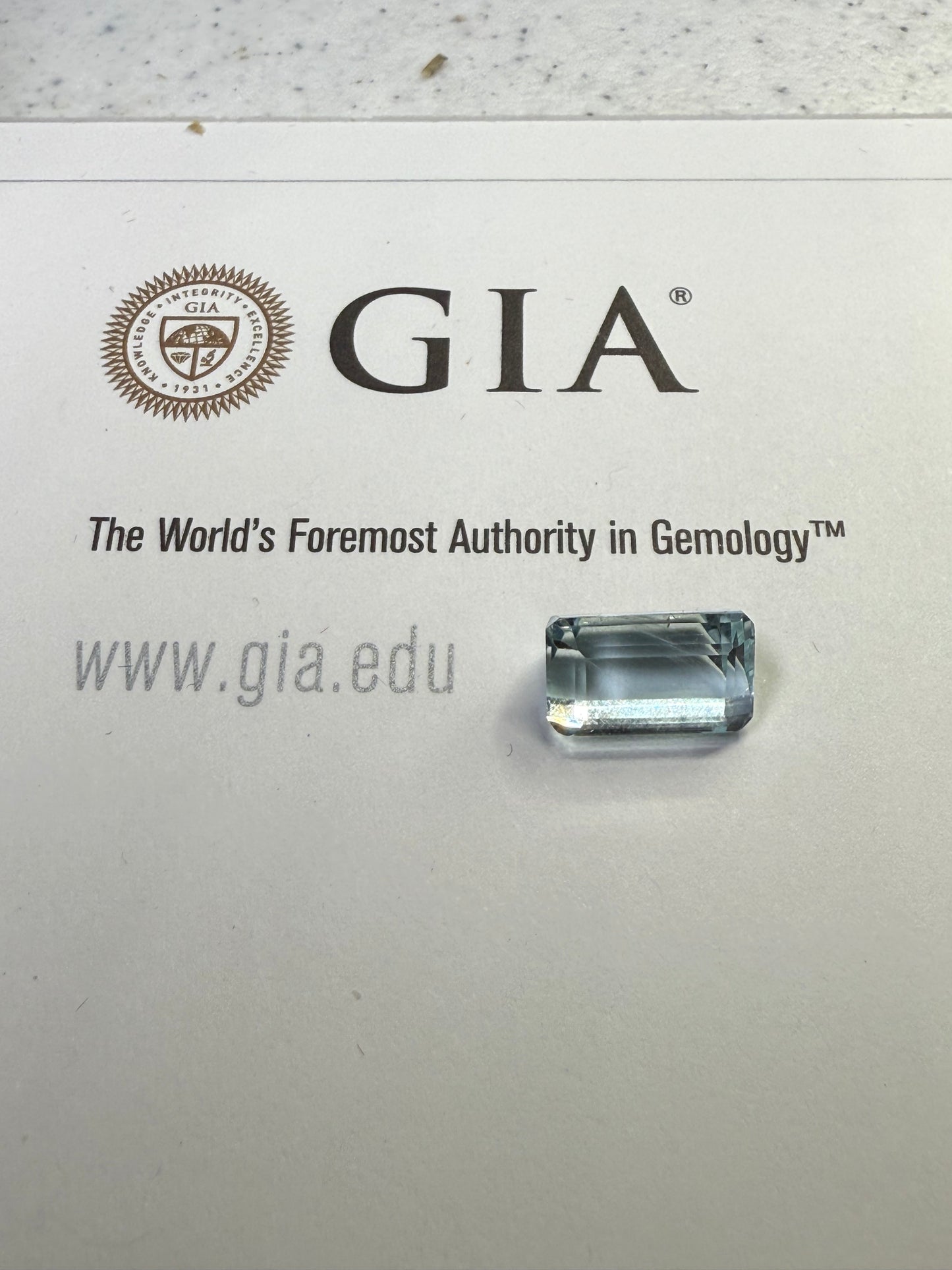 4.77 Carat Natural Aquamarine Emerald Cut Loose Gemstone – 12x7.5x6.6 MM