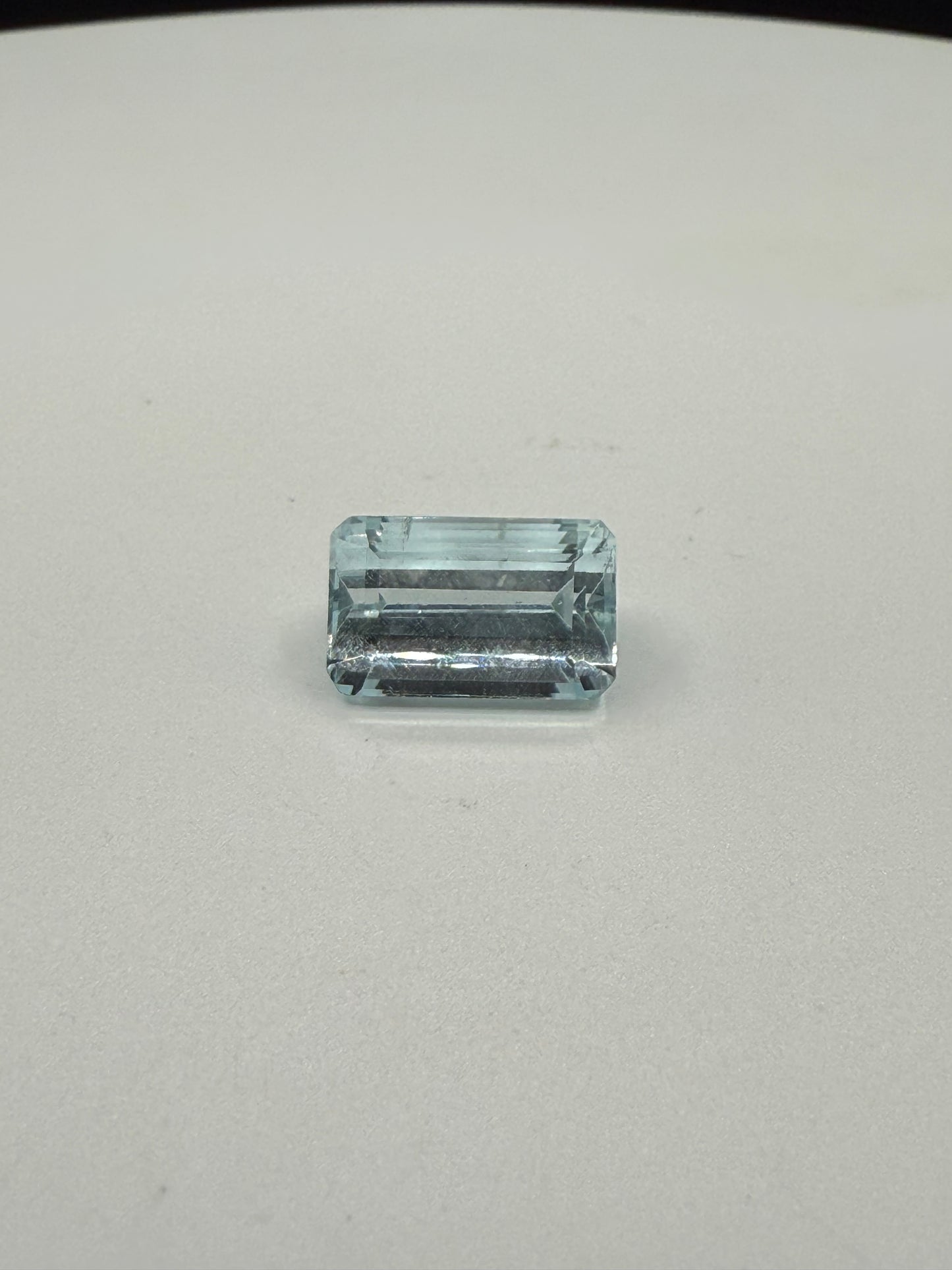 4.77 Carat Natural Aquamarine Emerald Cut Loose Gemstone – 12x7.5x6.6 MM