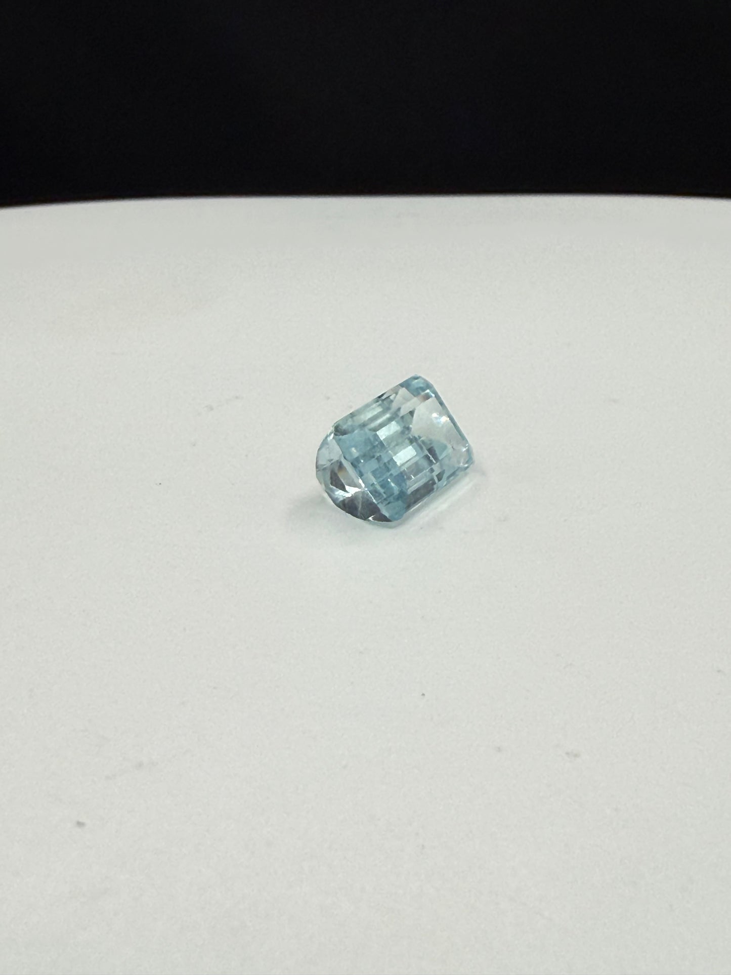 4.77 Carat Natural Aquamarine Emerald Cut Loose Gemstone – 12x7.5x6.6 MM