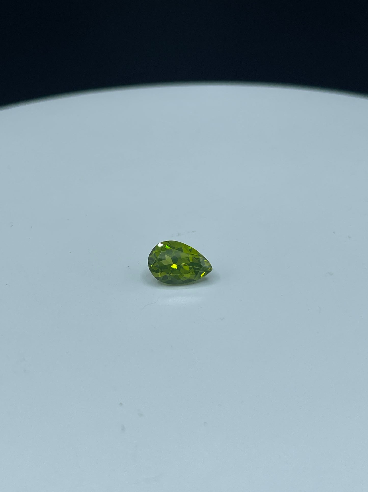 Natural Peridot Loose Gemstone, 11.7 x 7.8 x 5.8 MM Pear Shape