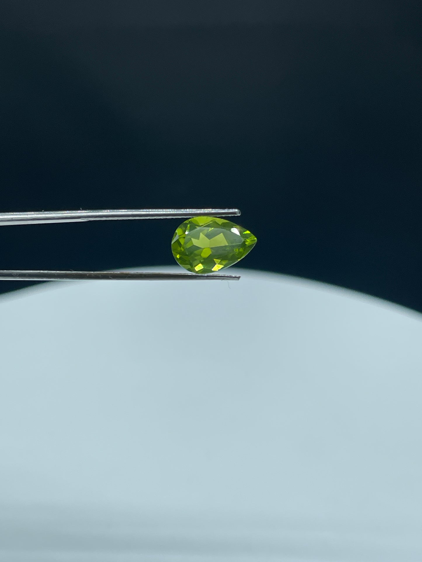 Natural Peridot Loose Gemstone, 11.7 x 7.8 x 5.8 MM Pear Shape