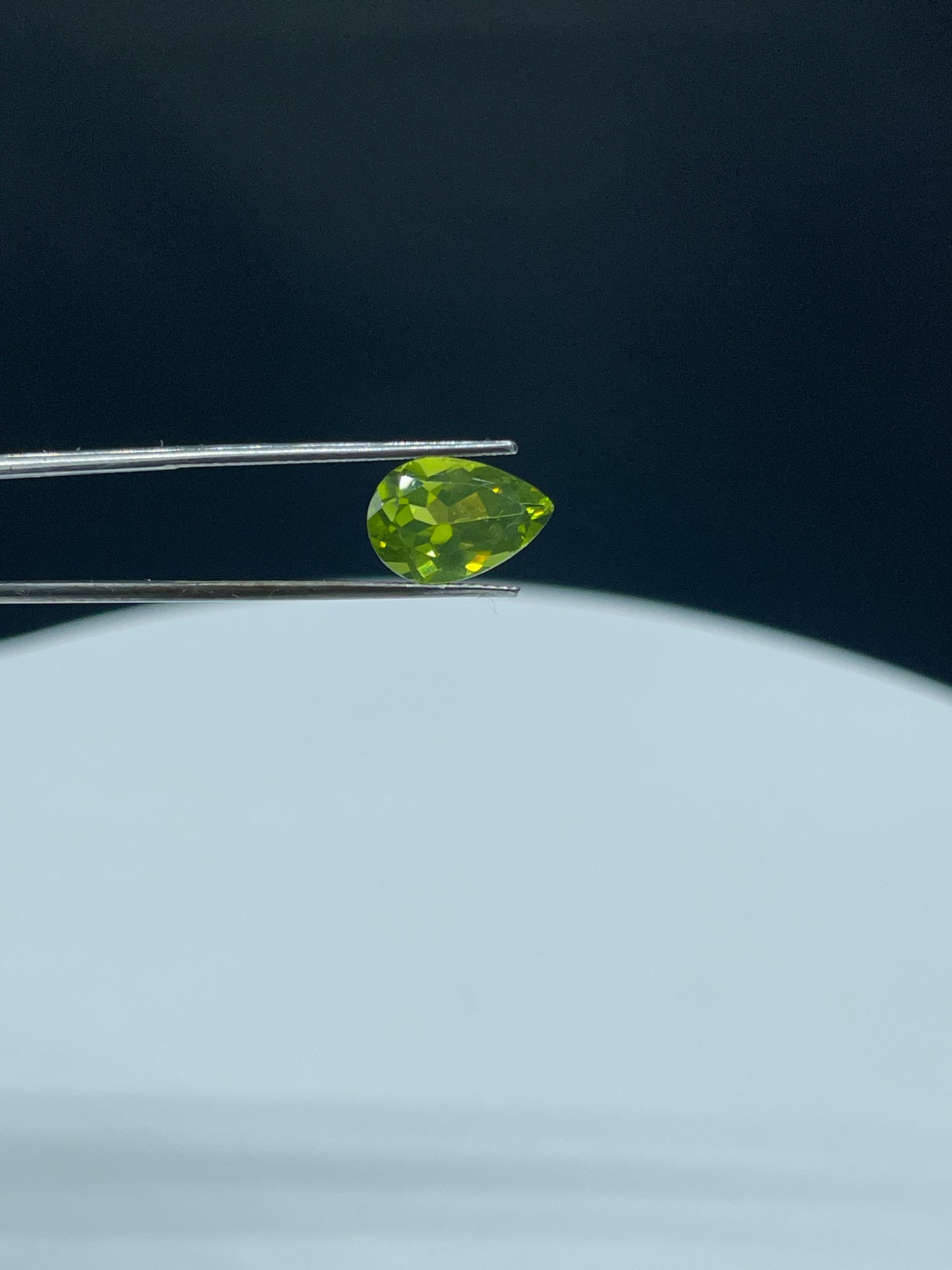 Natural Peridot Loose Gemstone, 11.7 x 7.8 x 5.8 MM Pear Shape
