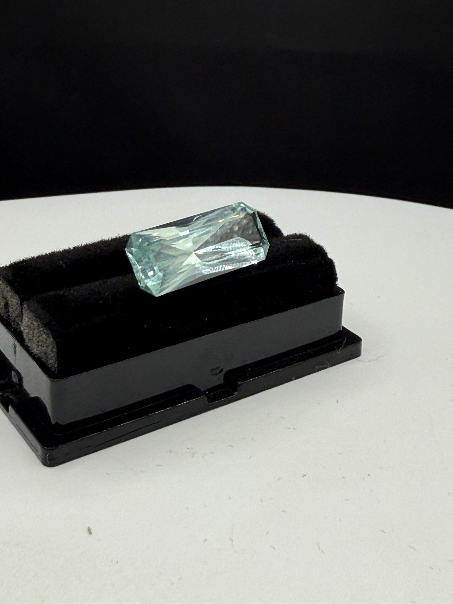 Natural Aquamarine 8.24 Ct Elongated Emerald Cut Loose Gemstone