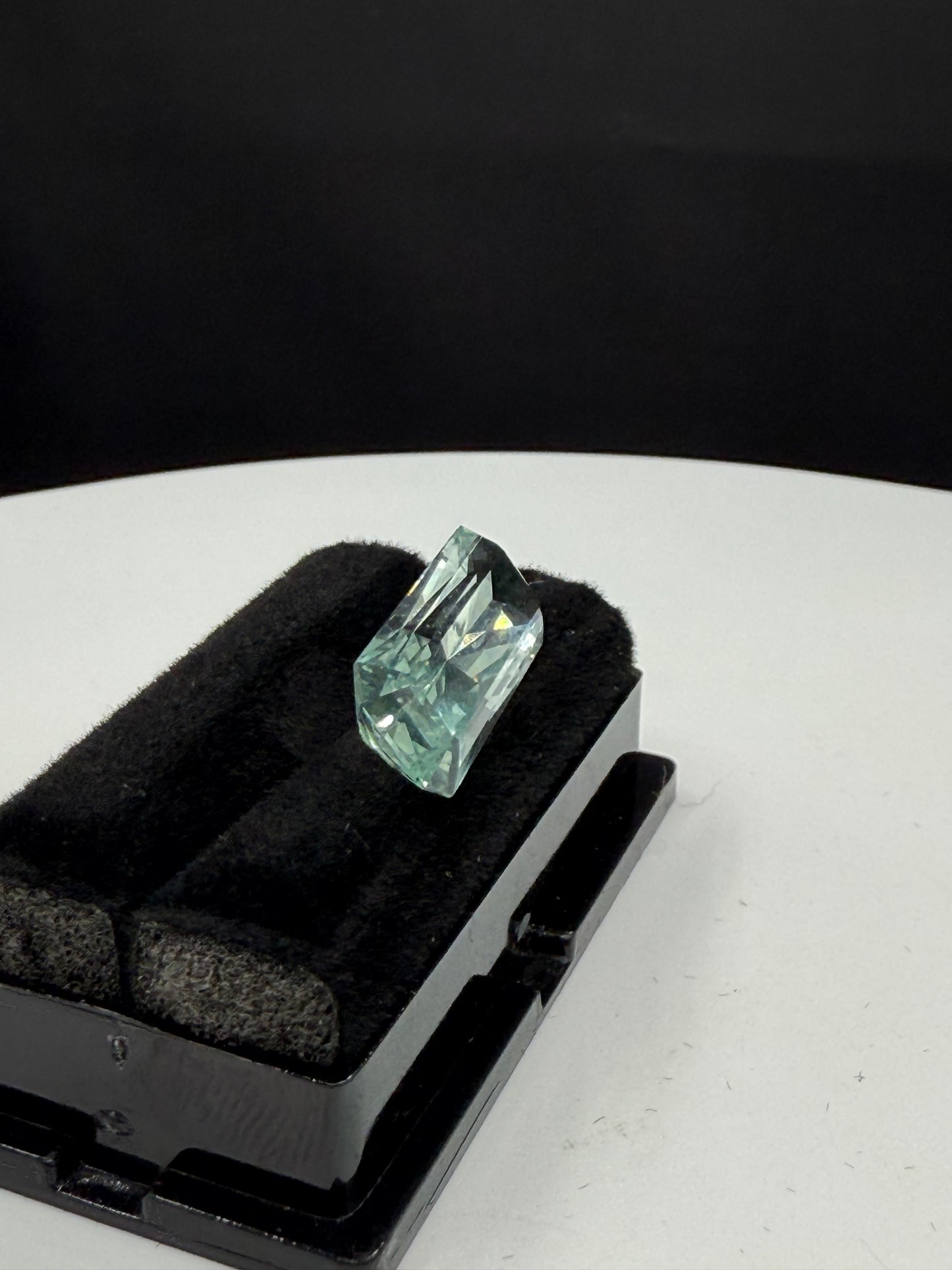 Natural Aquamarine 8.24 Ct Elongated Emerald Cut Loose Gemstone