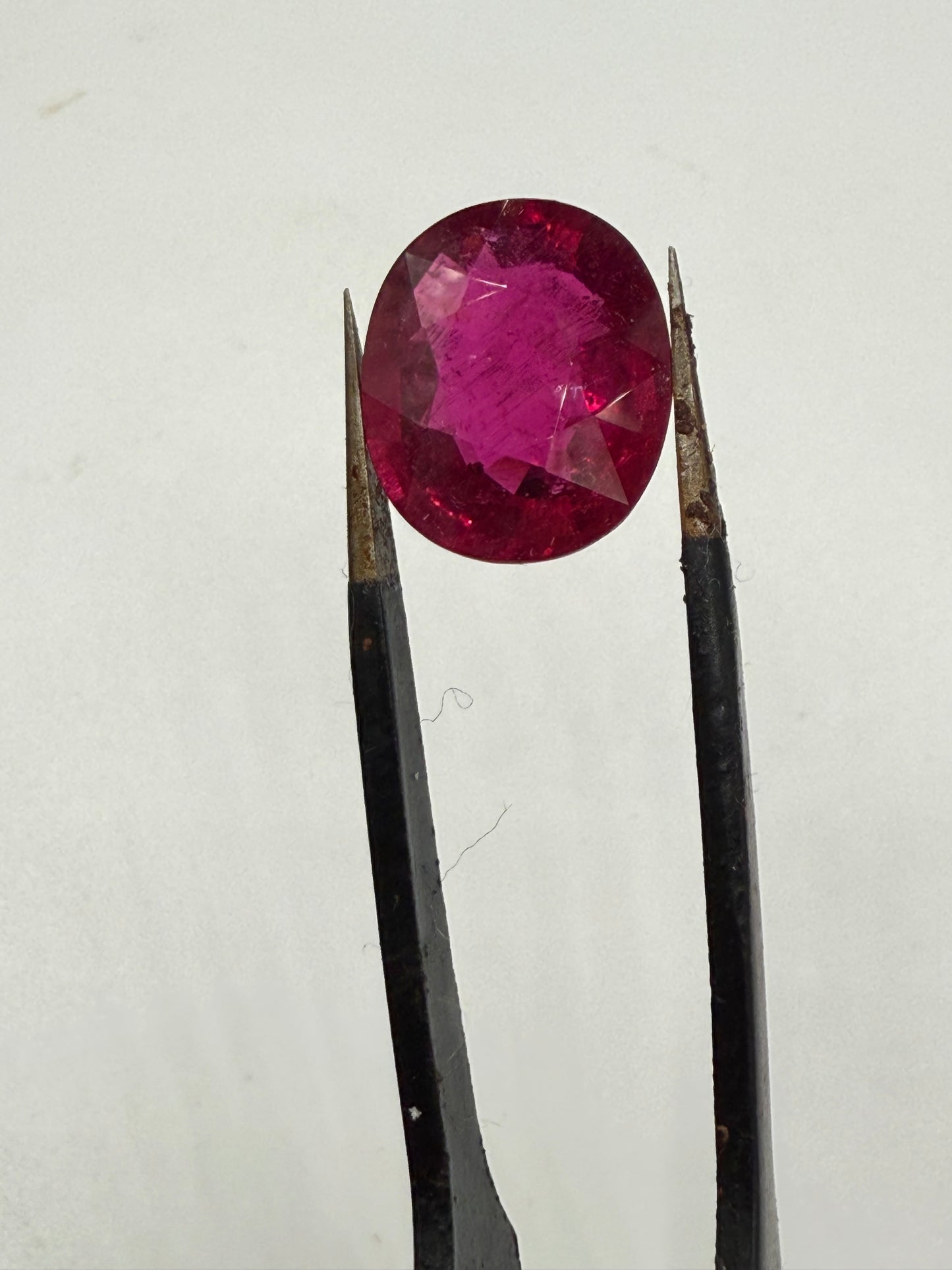 Natural 6.16ct Rubellite Tourmaline Oval Cut Loose Gemstone – Anaconda Mine Brazil | Collector Grade