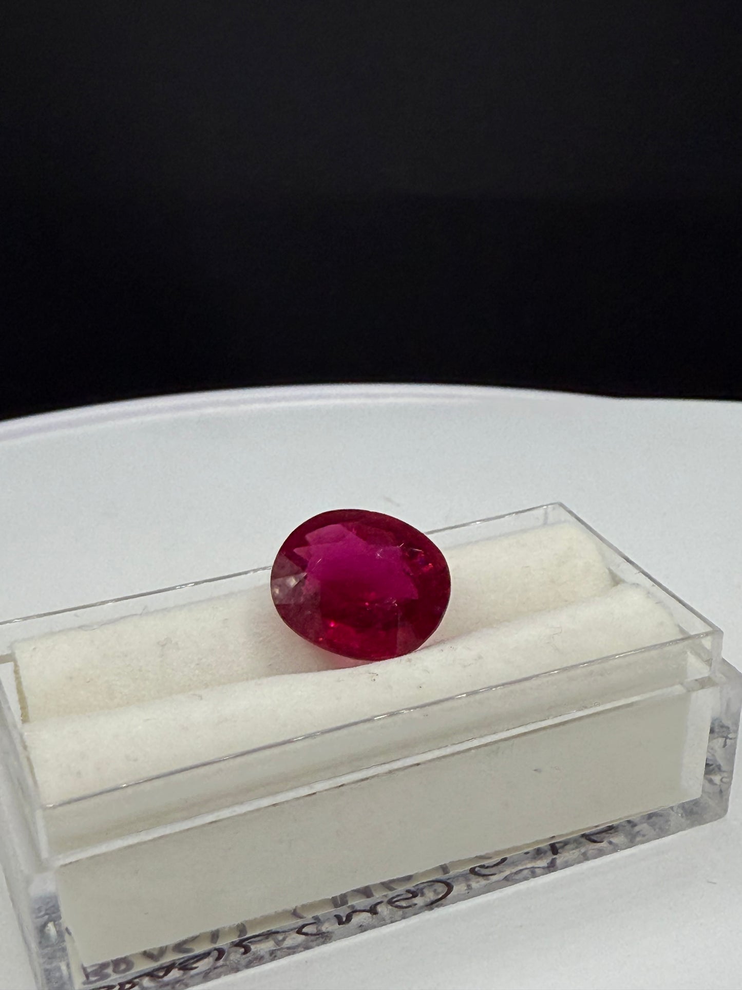 Natural 6.16ct Rubellite Tourmaline Oval Cut Loose Gemstone – Anaconda Mine Brazil | Collector Grade