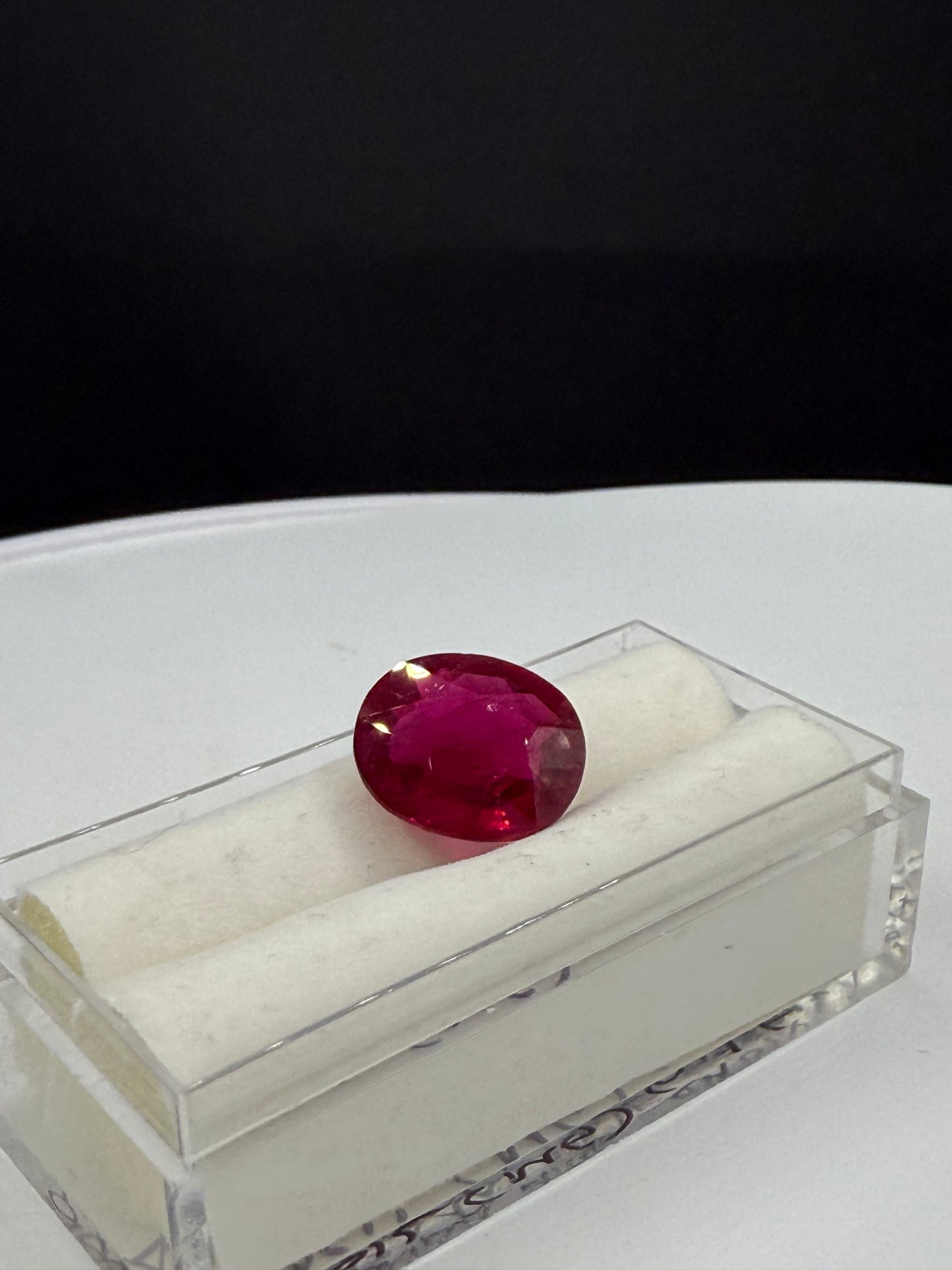 Natural 6.16ct Rubellite Tourmaline Oval Cut Loose Gemstone – Anaconda Mine Brazil | Collector Grade