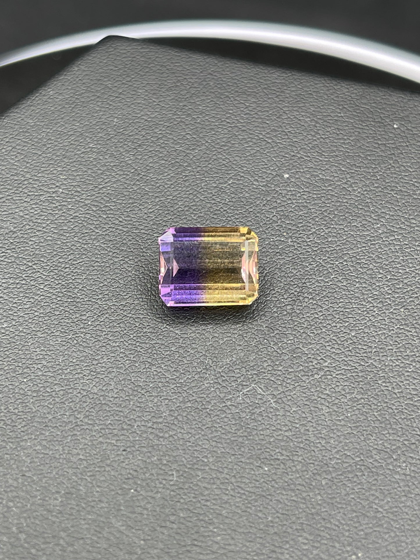 6.76 Carat Natural Ametrine Emerald Cut Loose Gemstone (11.3 x 8.7 x 6.5 MM)