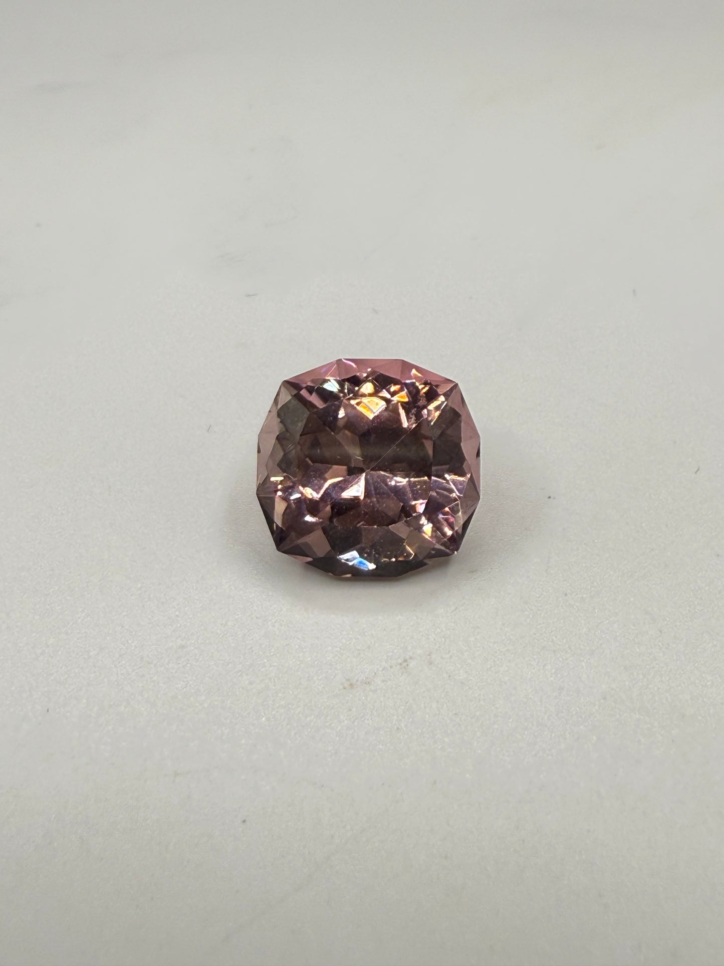 6.85ct Natural Rubellite Tourmaline | Custom Cut Pink Gemstone | Near Flawless | 12x11.64mm