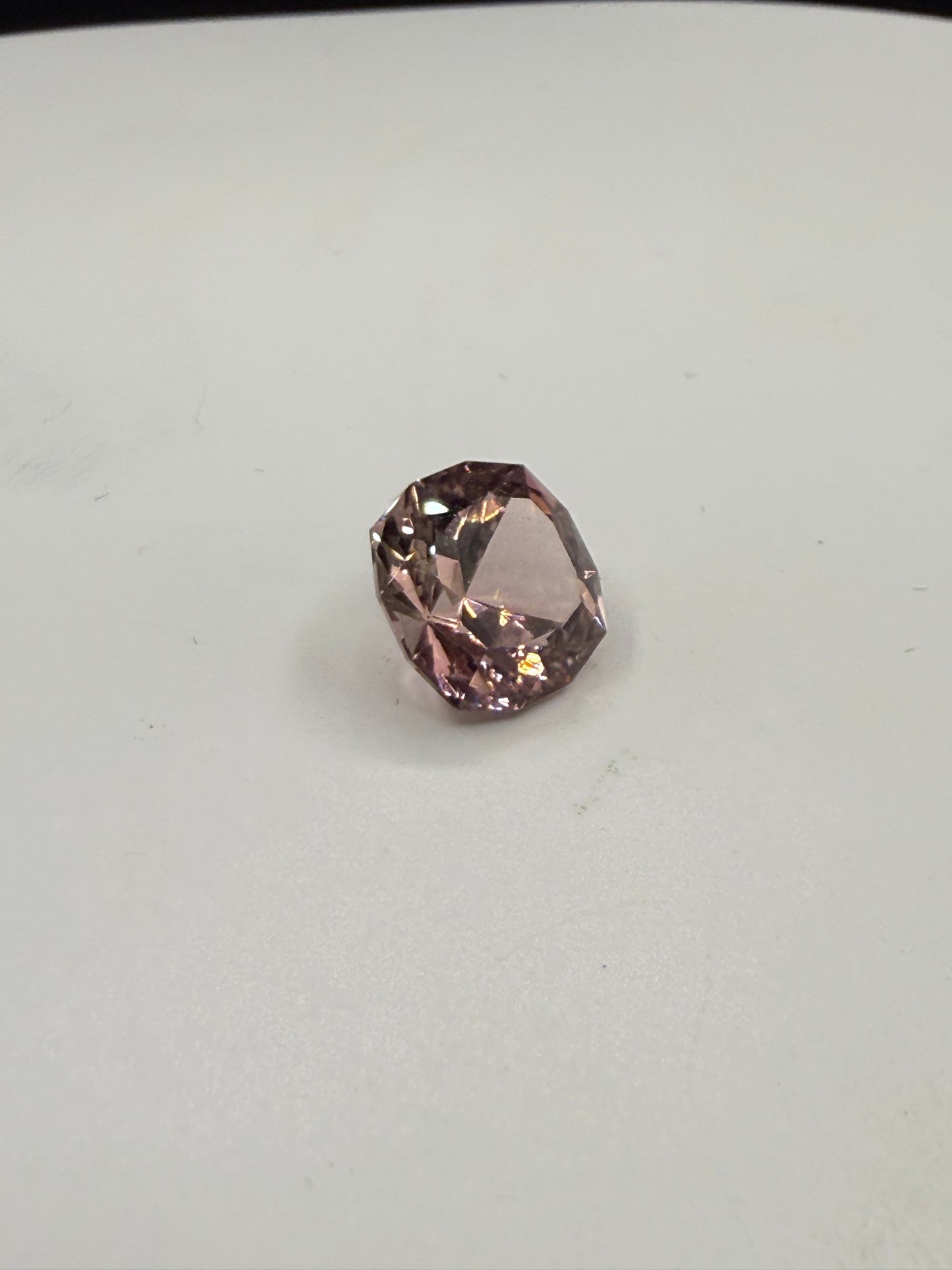 6.85ct Natural Rubellite Tourmaline | Custom Cut Pink Gemstone | Near Flawless | 12x11.64mm