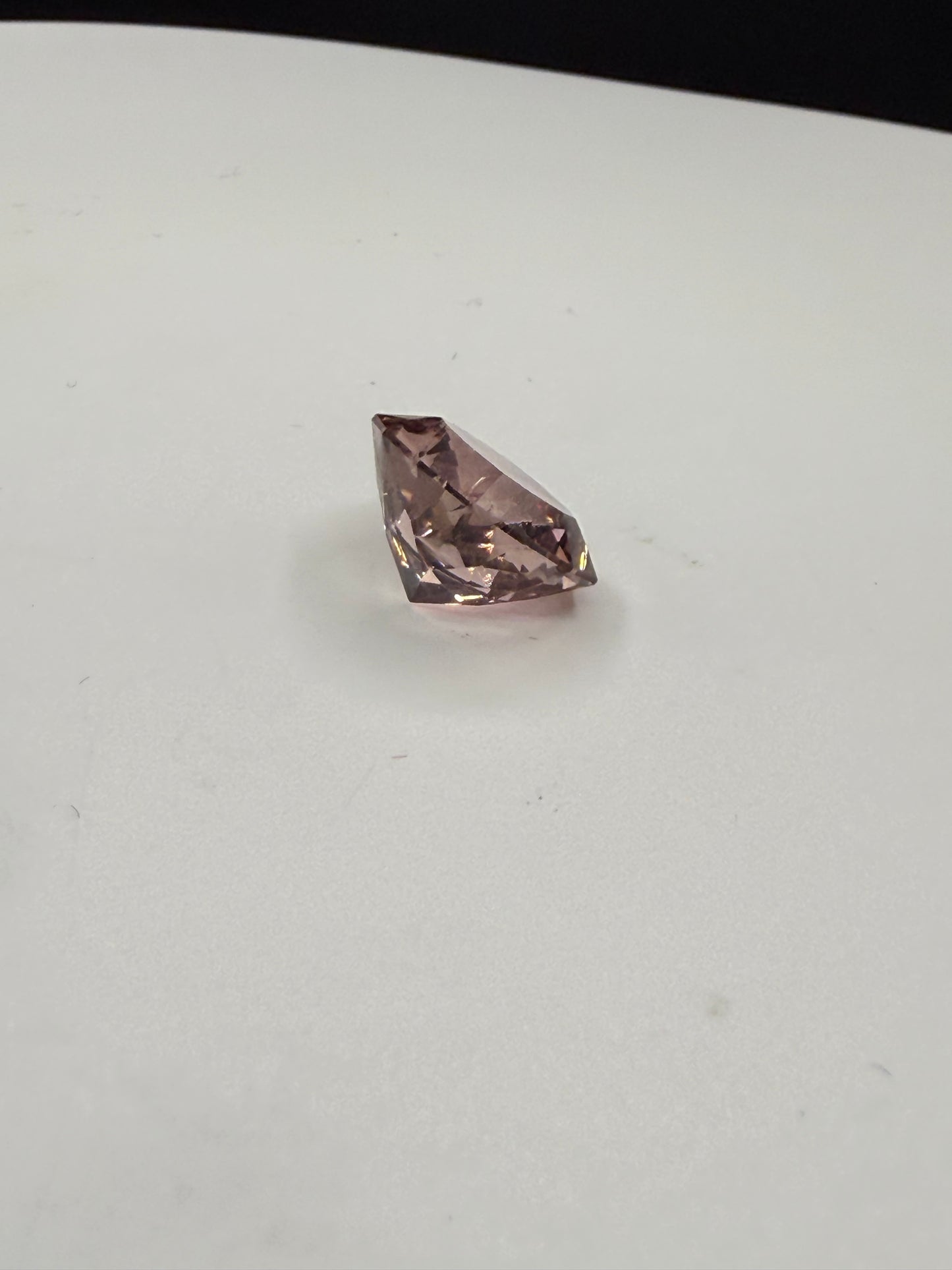 6.85ct Natural Rubellite Tourmaline | Custom Cut Pink Gemstone | Near Flawless | 12x11.64mm