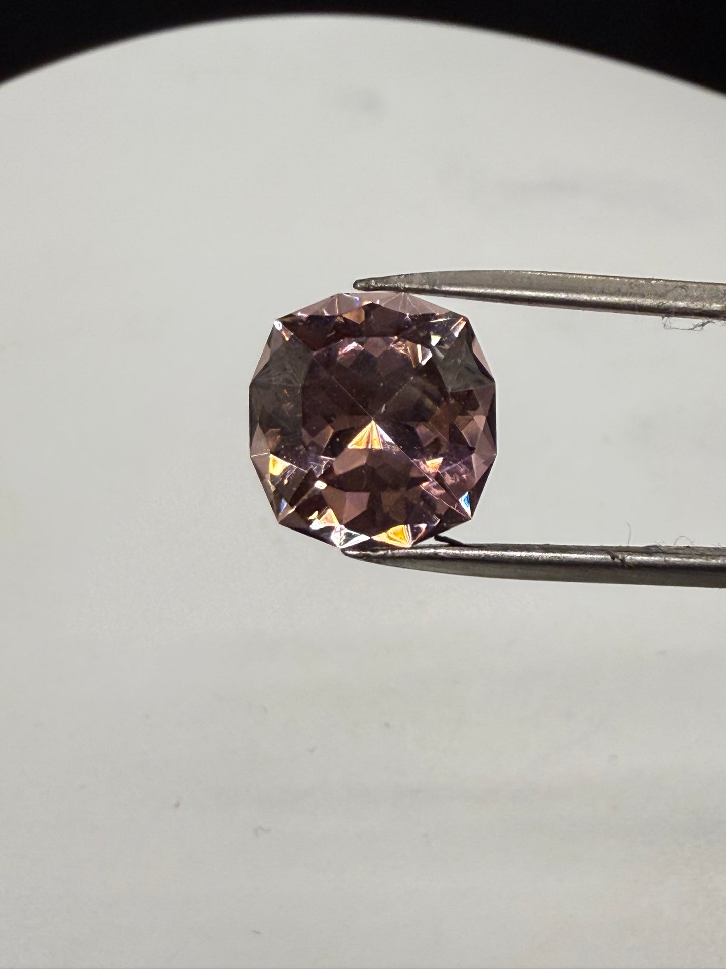 6.85ct Natural Rubellite Tourmaline | Custom Cut Pink Gemstone | Near Flawless | 12x11.64mm