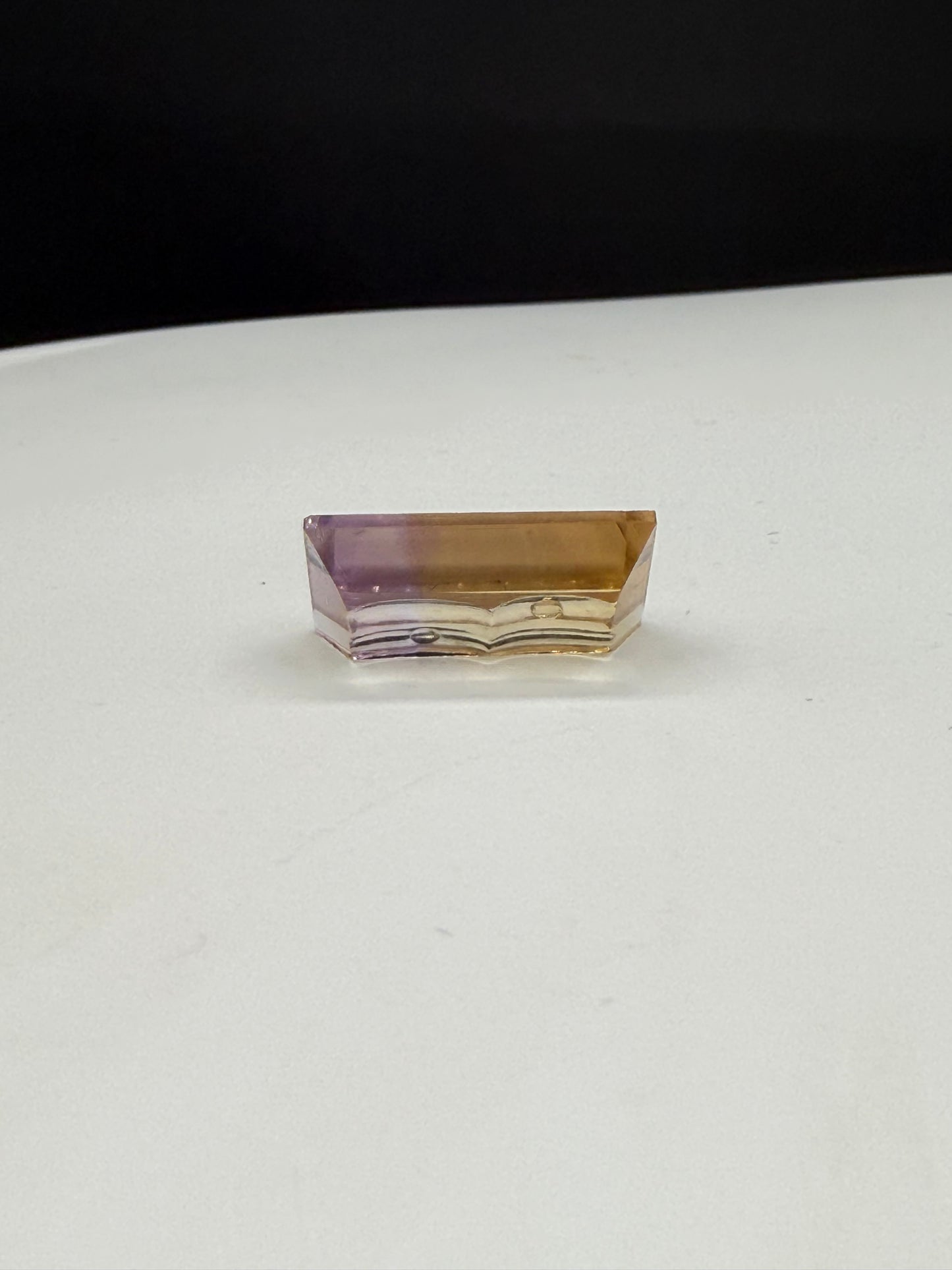 8.52 Carat Natural Bolivian Ametrine Custom Emerald Cut Loose Gemstone