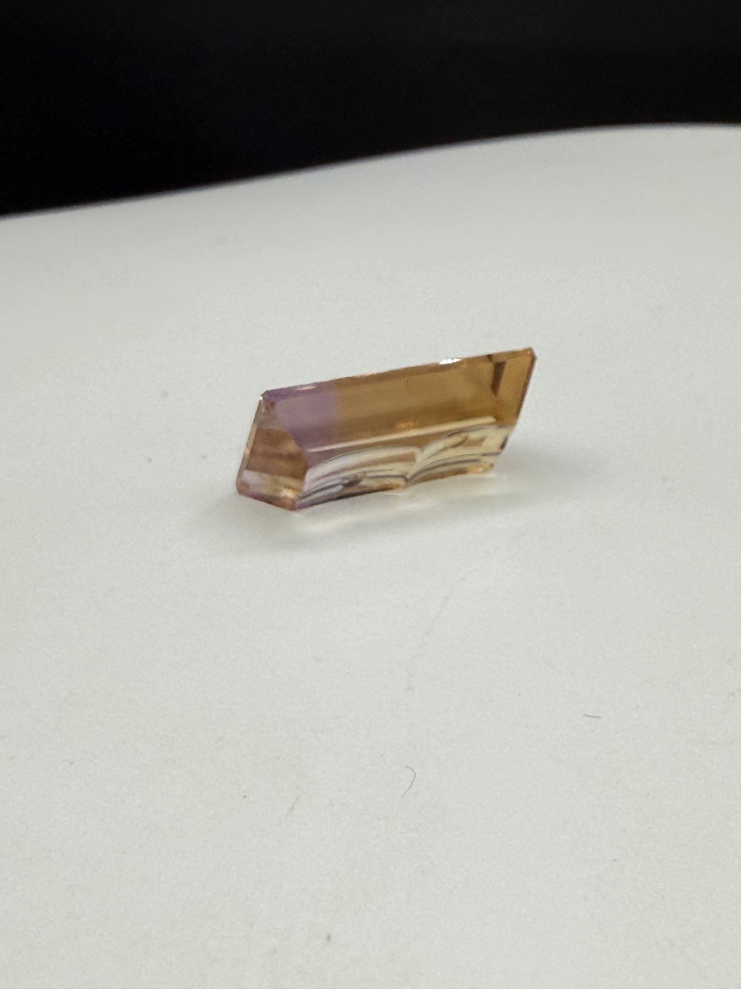 8.52 Carat Natural Bolivian Ametrine Custom Emerald Cut Loose Gemstone