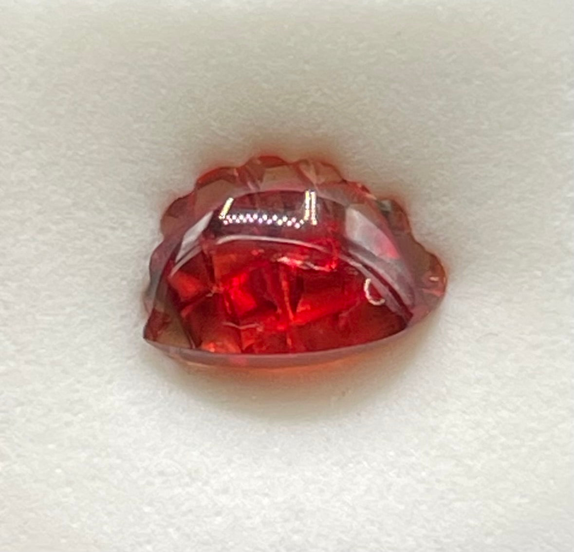 7.16 Carat Natural Orange Oregon Sunstone Fancy Cut Loose Gemstone (14.5 x 10.3 x 8.0 MM)