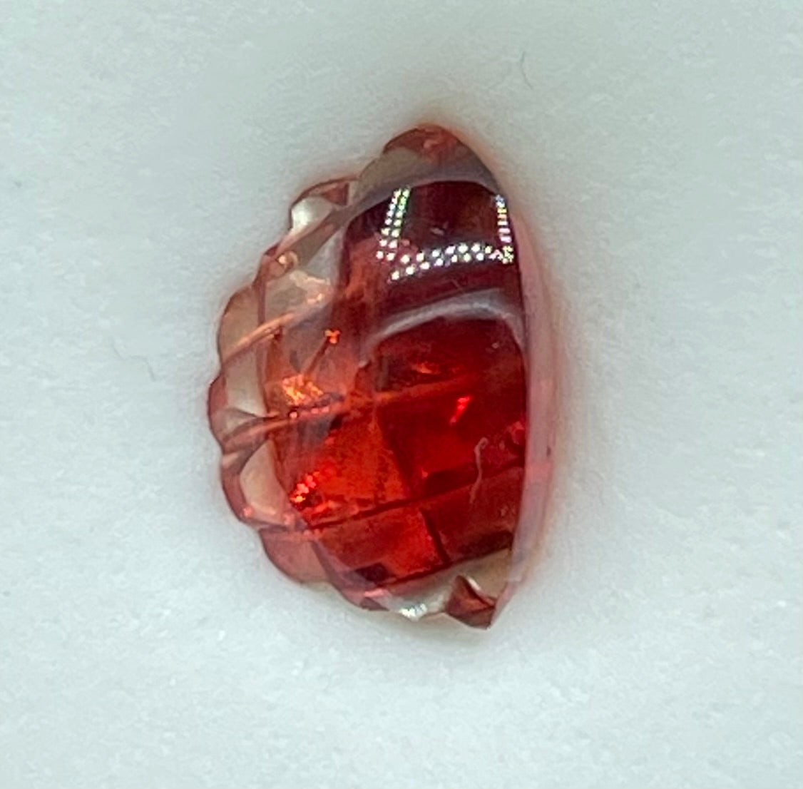 7.16 Carat Natural Orange Oregon Sunstone Fancy Cut Loose Gemstone (14.5 x 10.3 x 8.0 MM)