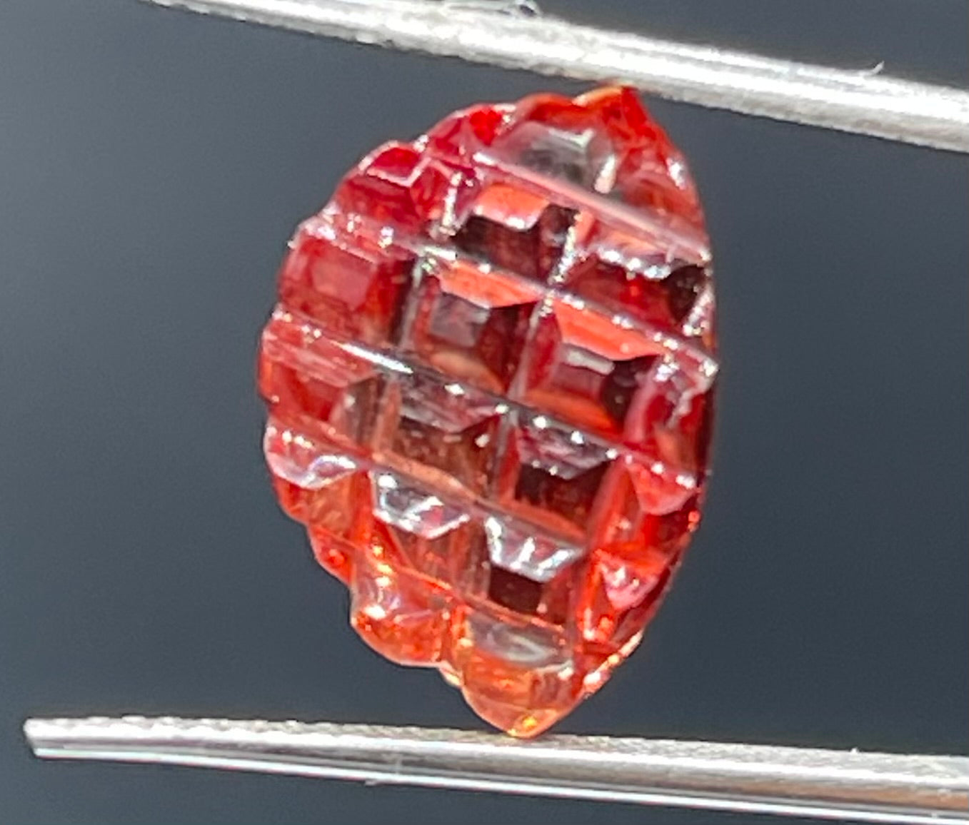 7.16 Carat Natural Orange Oregon Sunstone Fancy Cut Loose Gemstone (14.5 x 10.3 x 8.0 MM)