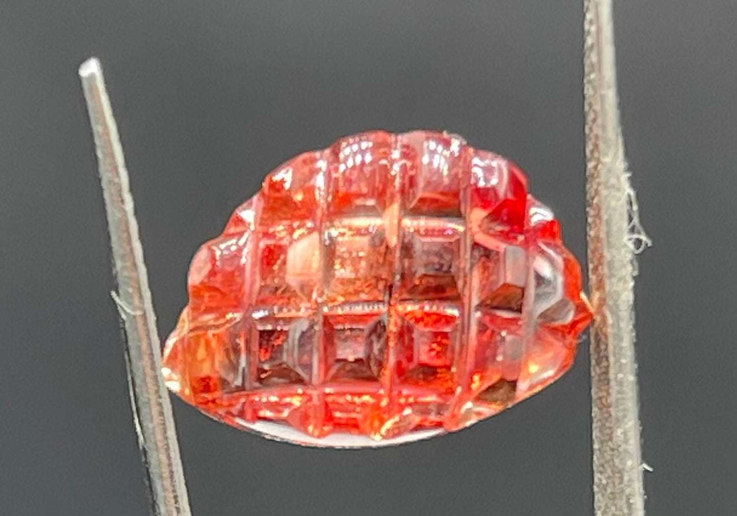 7.16 Carat Natural Orange Oregon Sunstone Fancy Cut Loose Gemstone (14.5 x 10.3 x 8.0 MM)