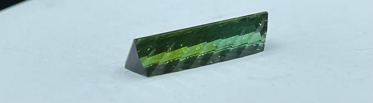 6.67 Carat Natural Blue/Green Custom Cut Loose Gemstone (22.18 x 6.76 x 5.41 MM)