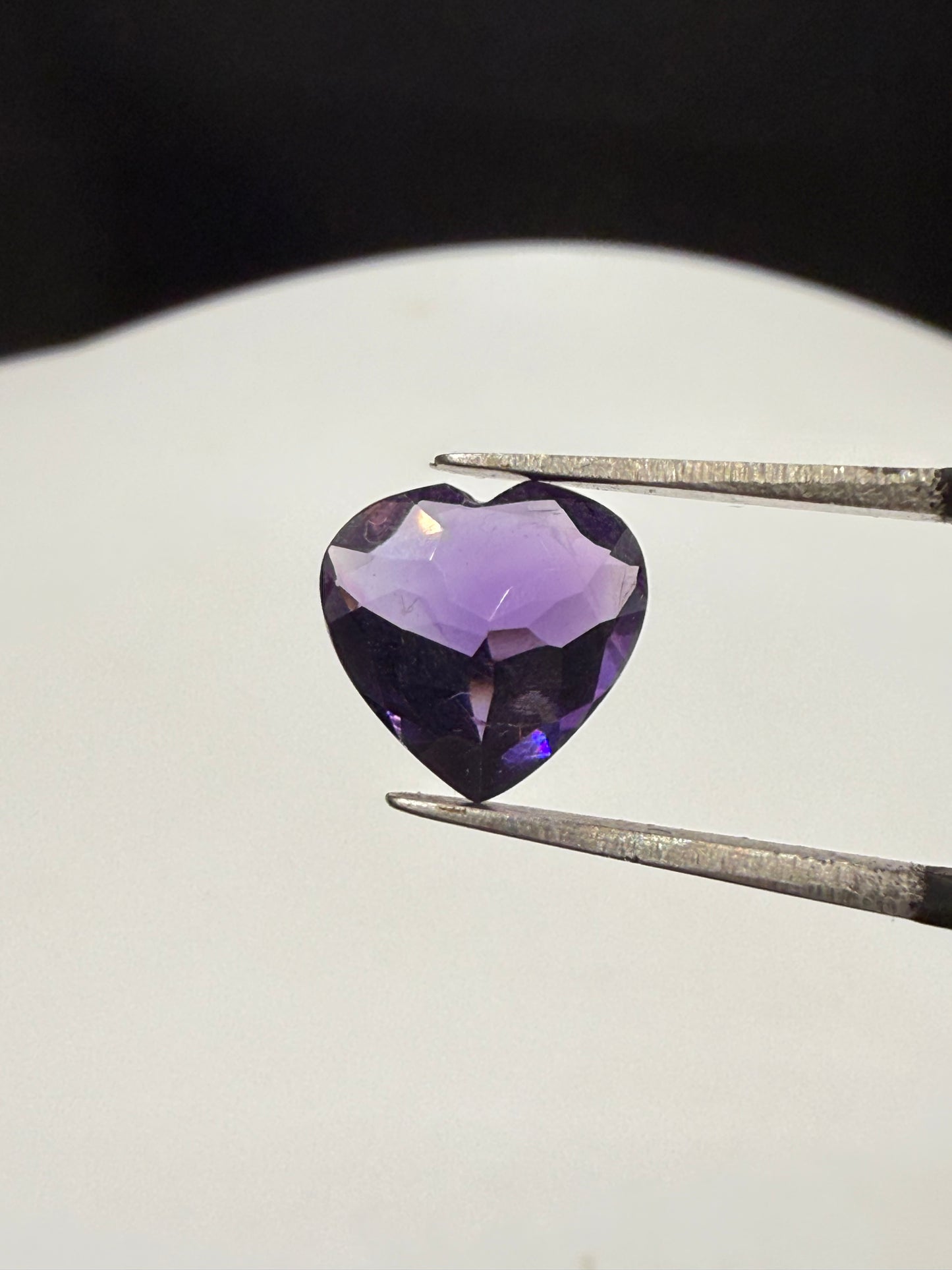 2.60 Carat Natural Amethyst Heart Cut Loose Gemstone | 9.87 x 10.08 MM
